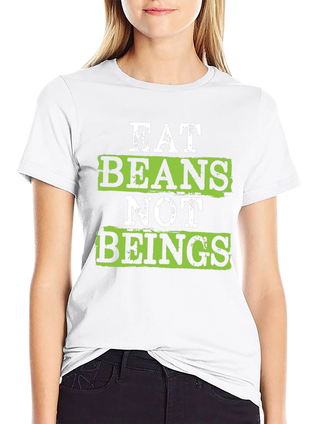 Eat Beans Not Beings Vegan T-Shirt