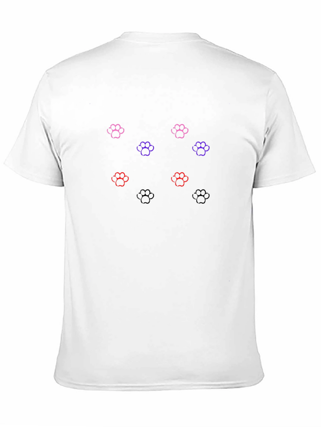 Paw Print Graphic Tee - Fun Animal Lovers T-Shirt
