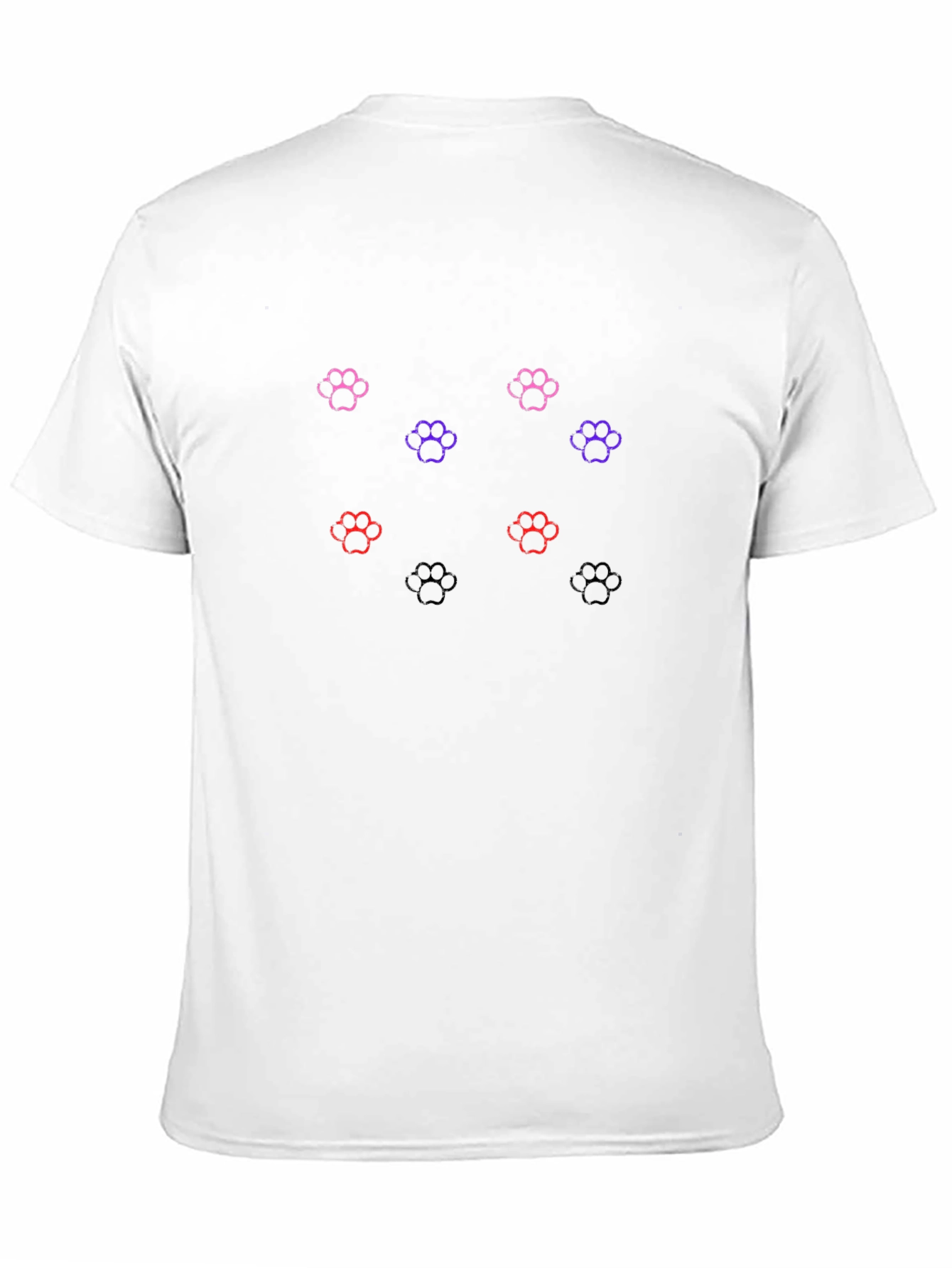 Paw Print Graphic Tee - Fun Animal Lovers T-Shirt