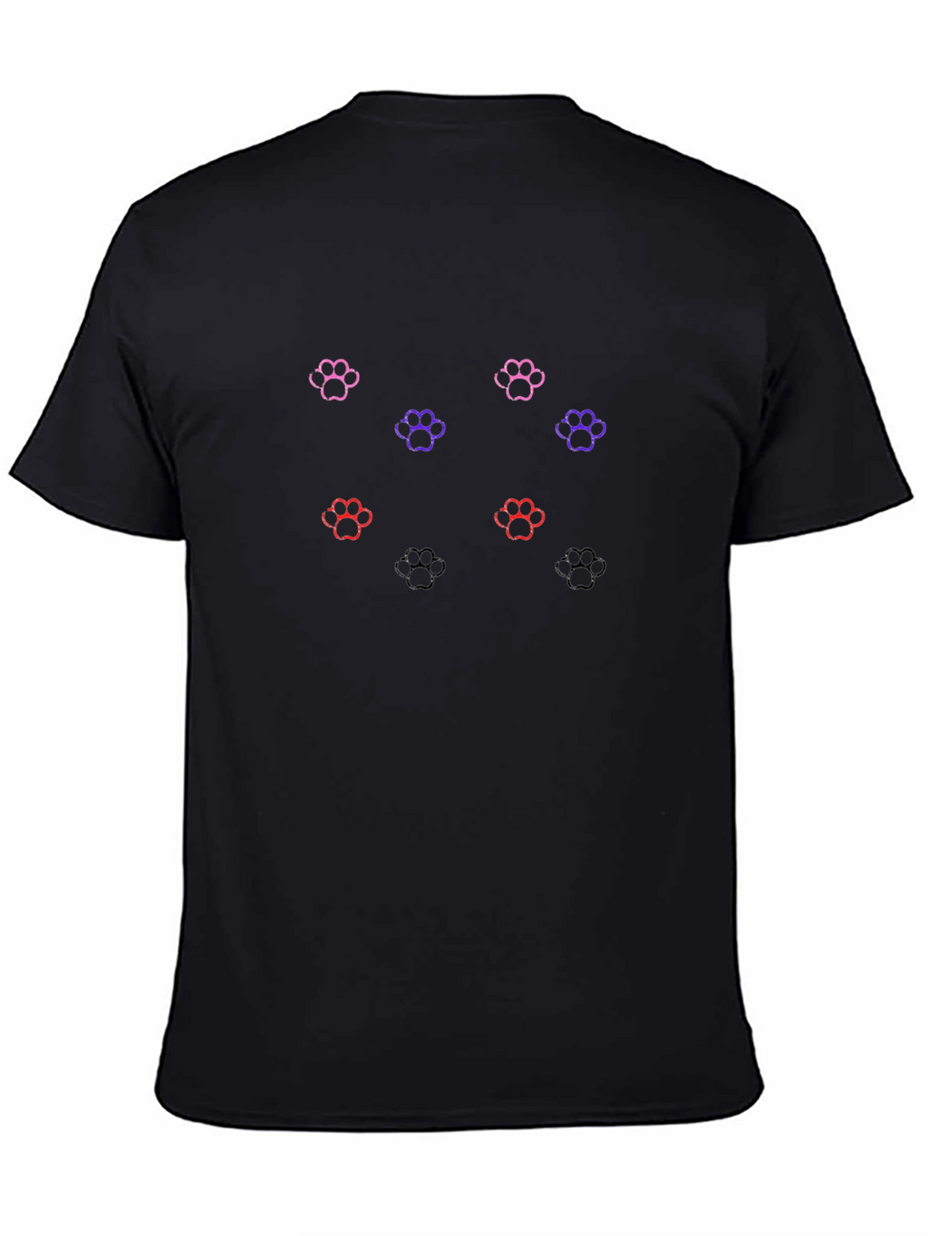 Paw Print Graphic Tee - Fun Animal Lovers T-Shirt