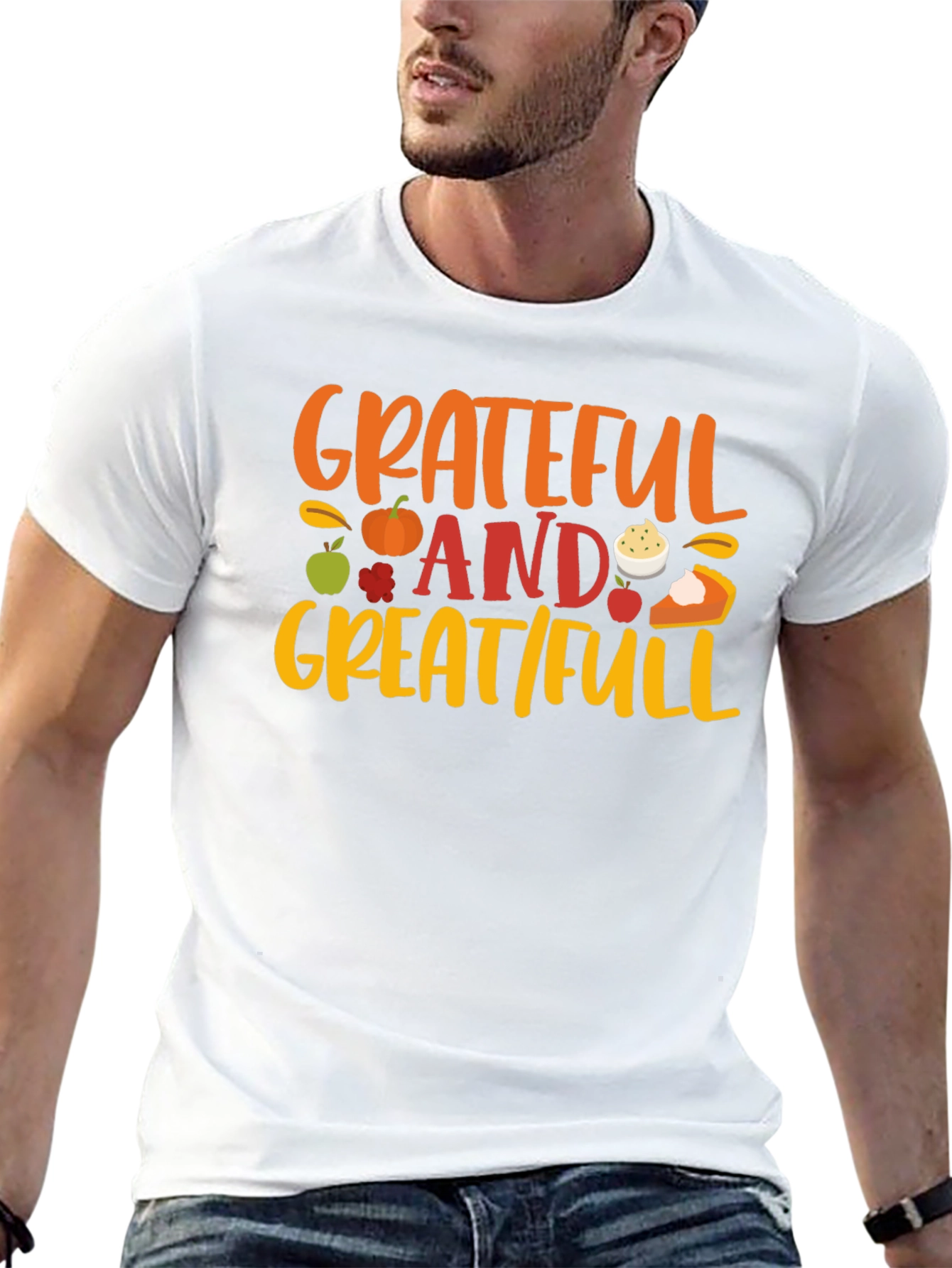 Grateful Great/Full Thanksgiving T-Shirt