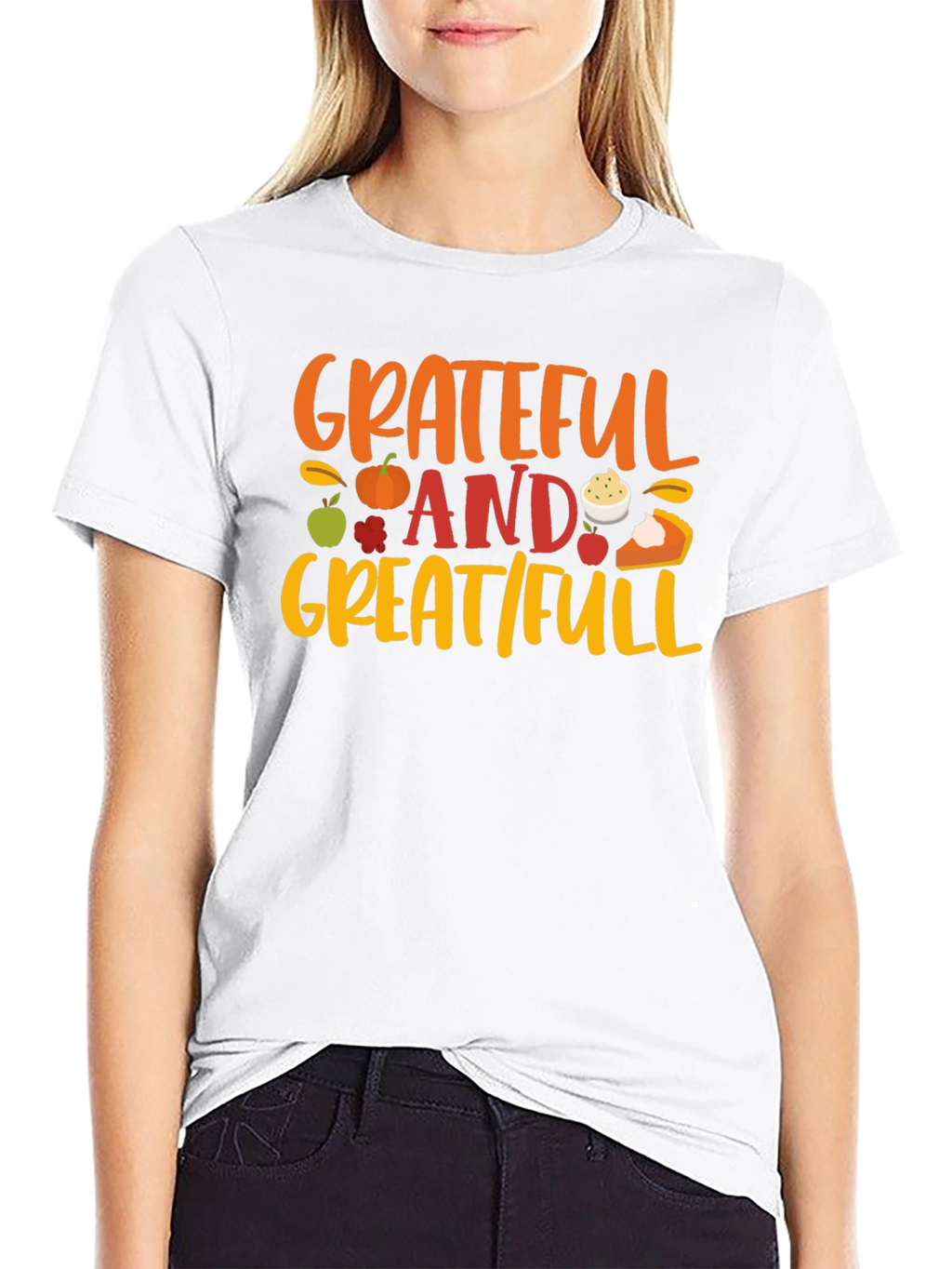 Grateful Great/Full Thanksgiving T-Shirt