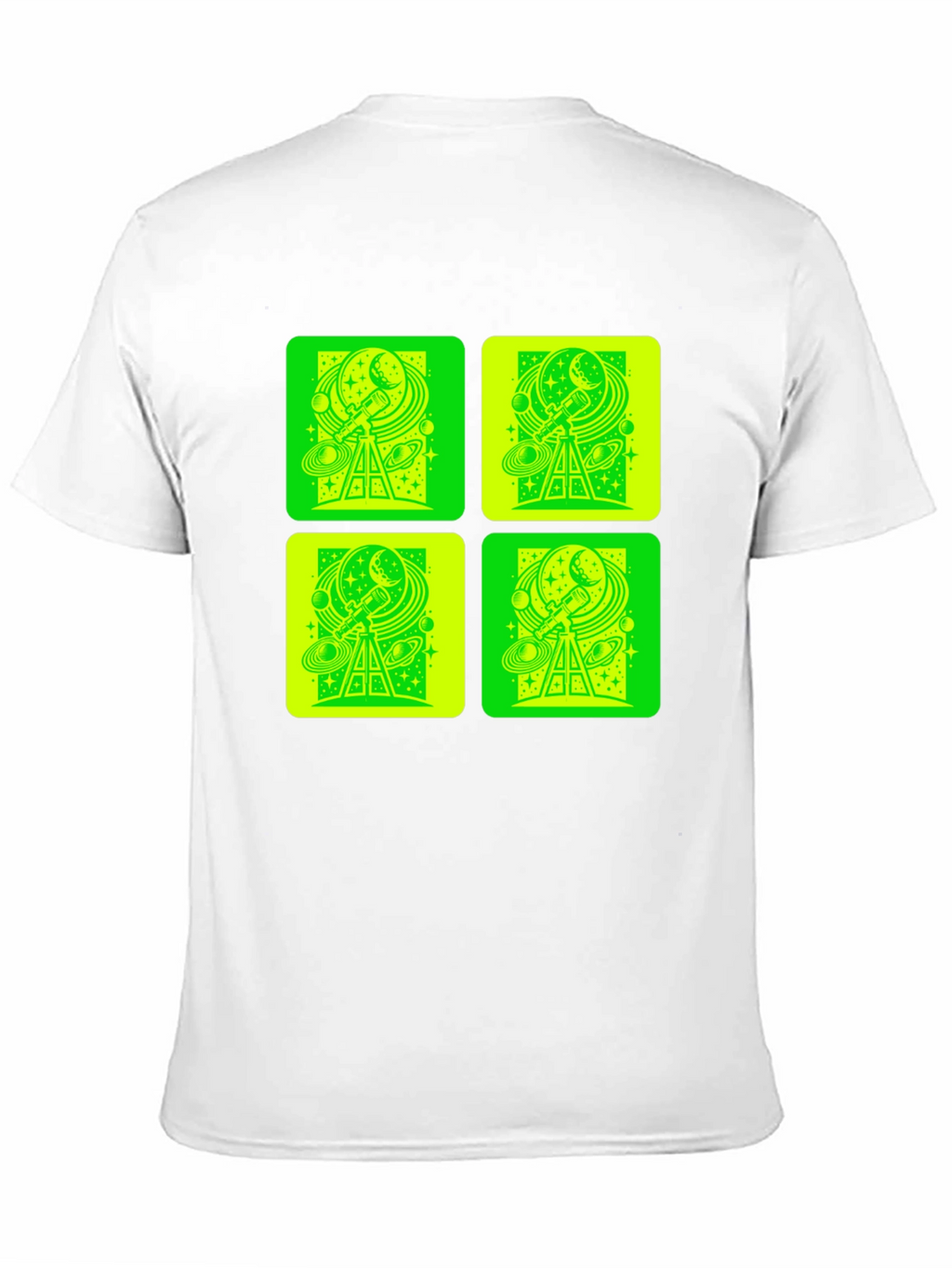Telescope Space Print T-Shirt