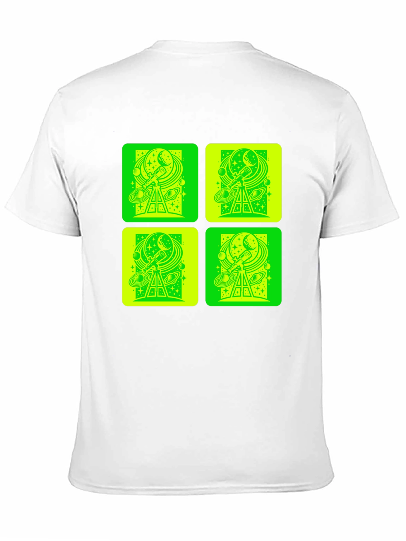 Telescope Space Print T-Shirt