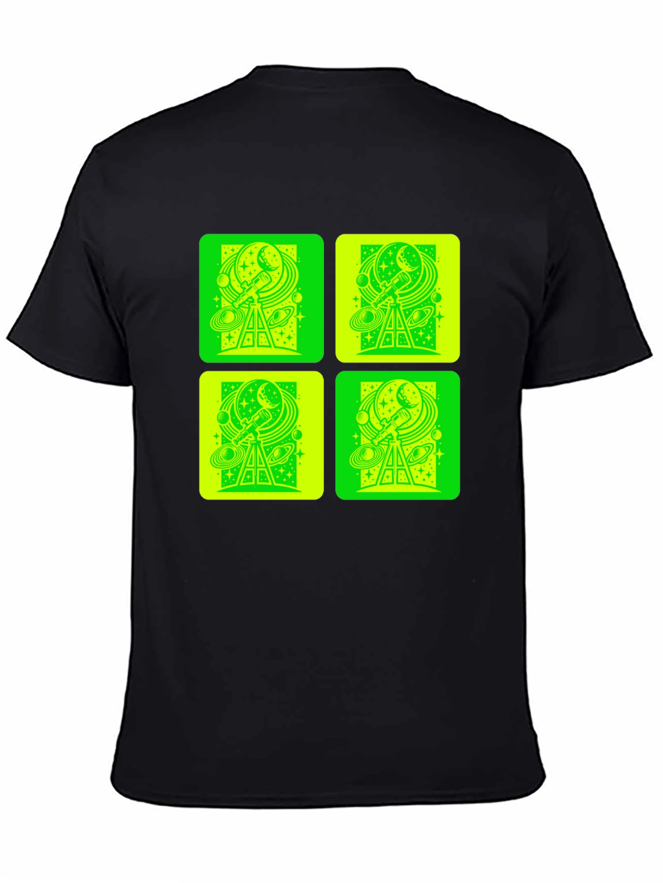 Telescope Space Print T-Shirt