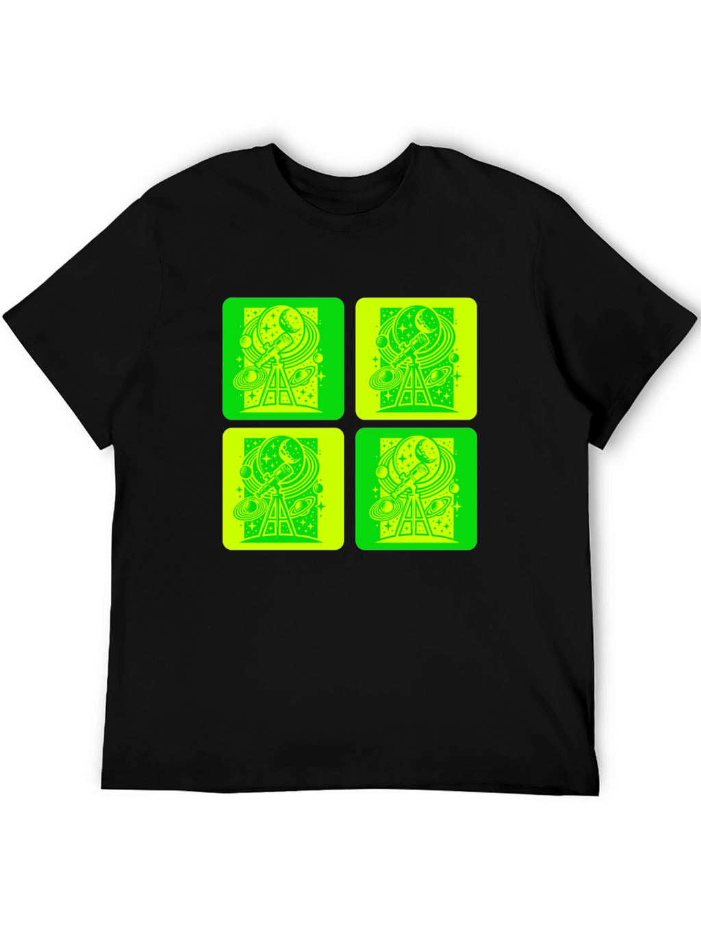 Telescope Space Print T-Shirt