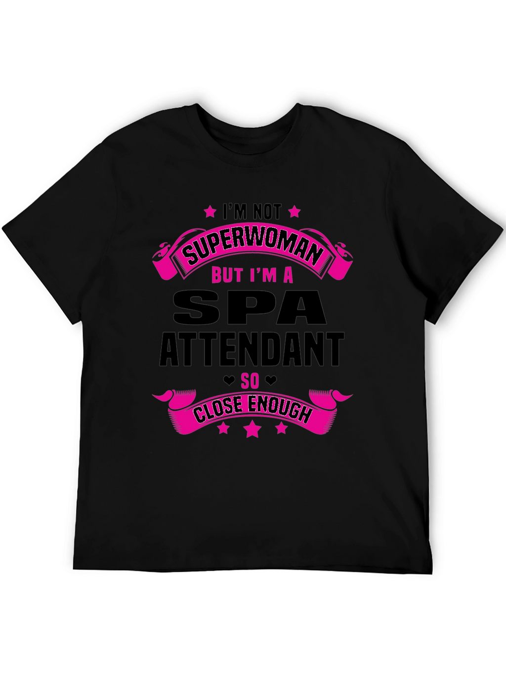 Spa Attendant Superwoman Graphic Tee