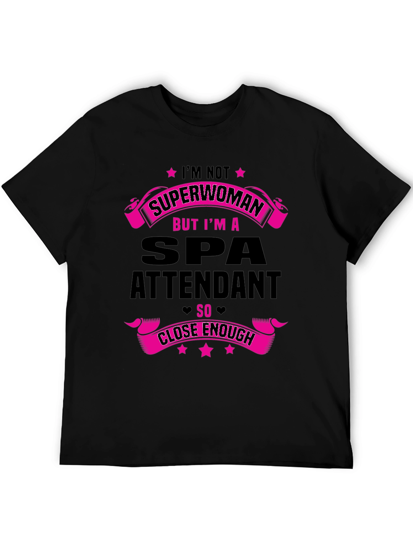Spa Attendant Superwoman Graphic Tee