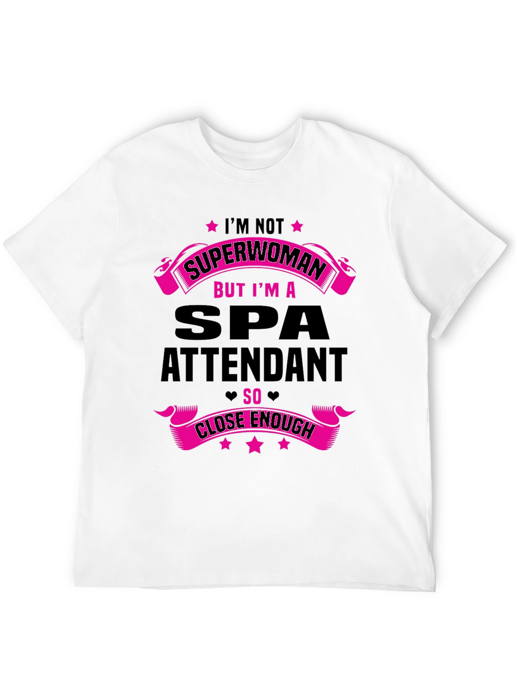 Spa Attendant Superwoman Graphic Tee