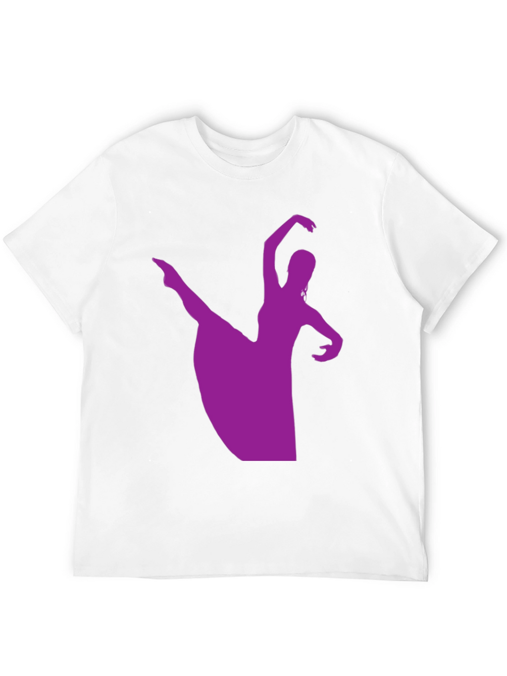Elegant Dancer Graphic Tee - Black