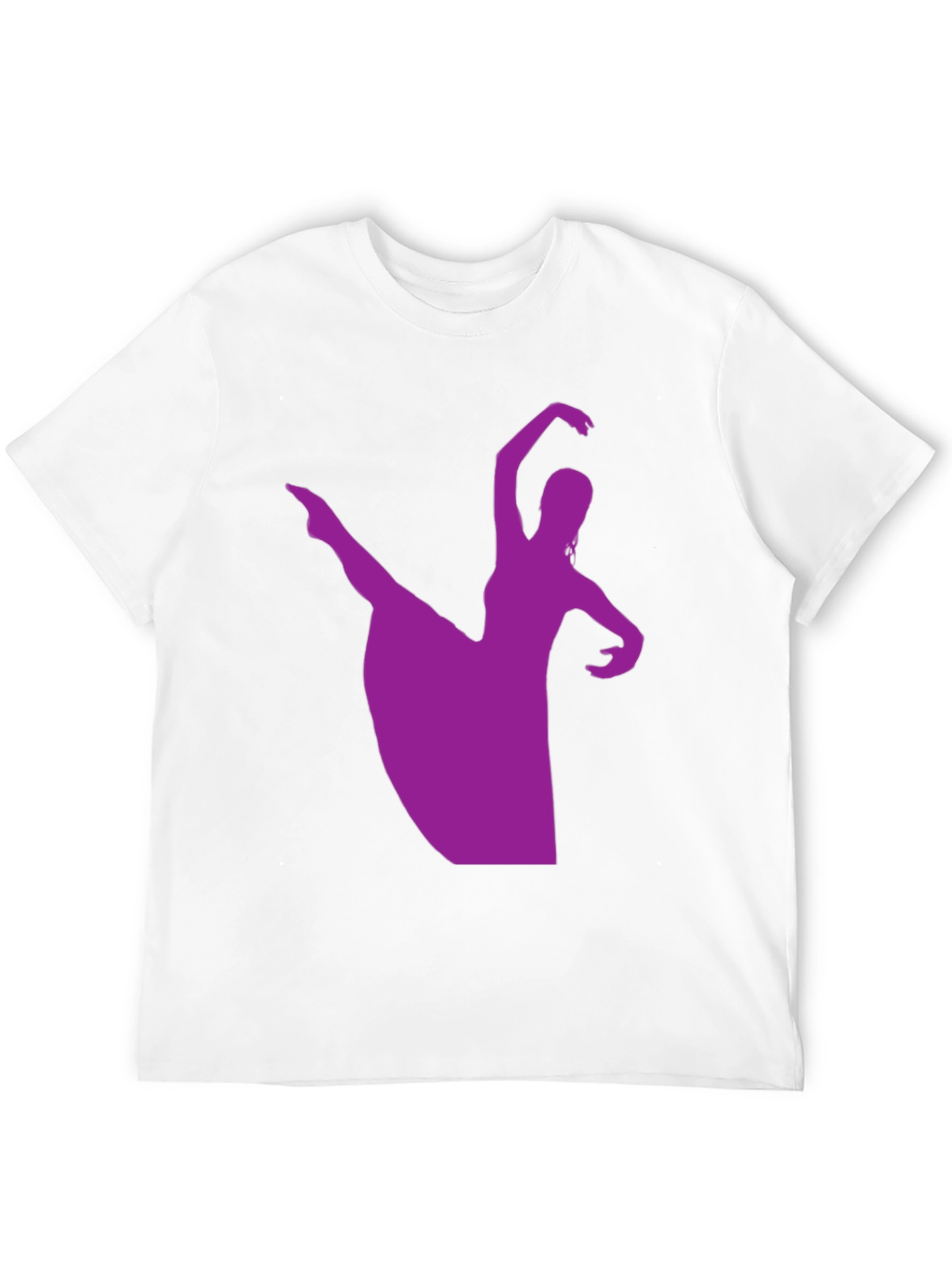 Elegant Dancer Graphic Tee - Black