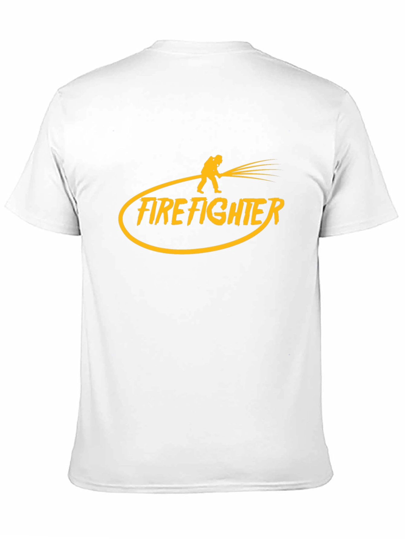 Firefighter Graphic Tee - Bold Black T-Shirt