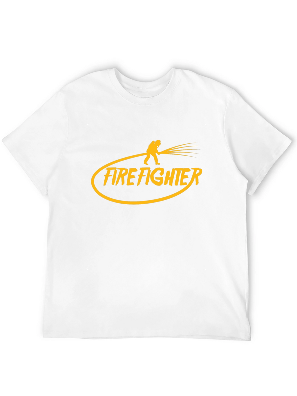 Firefighter Graphic Tee - Bold Black T-Shirt