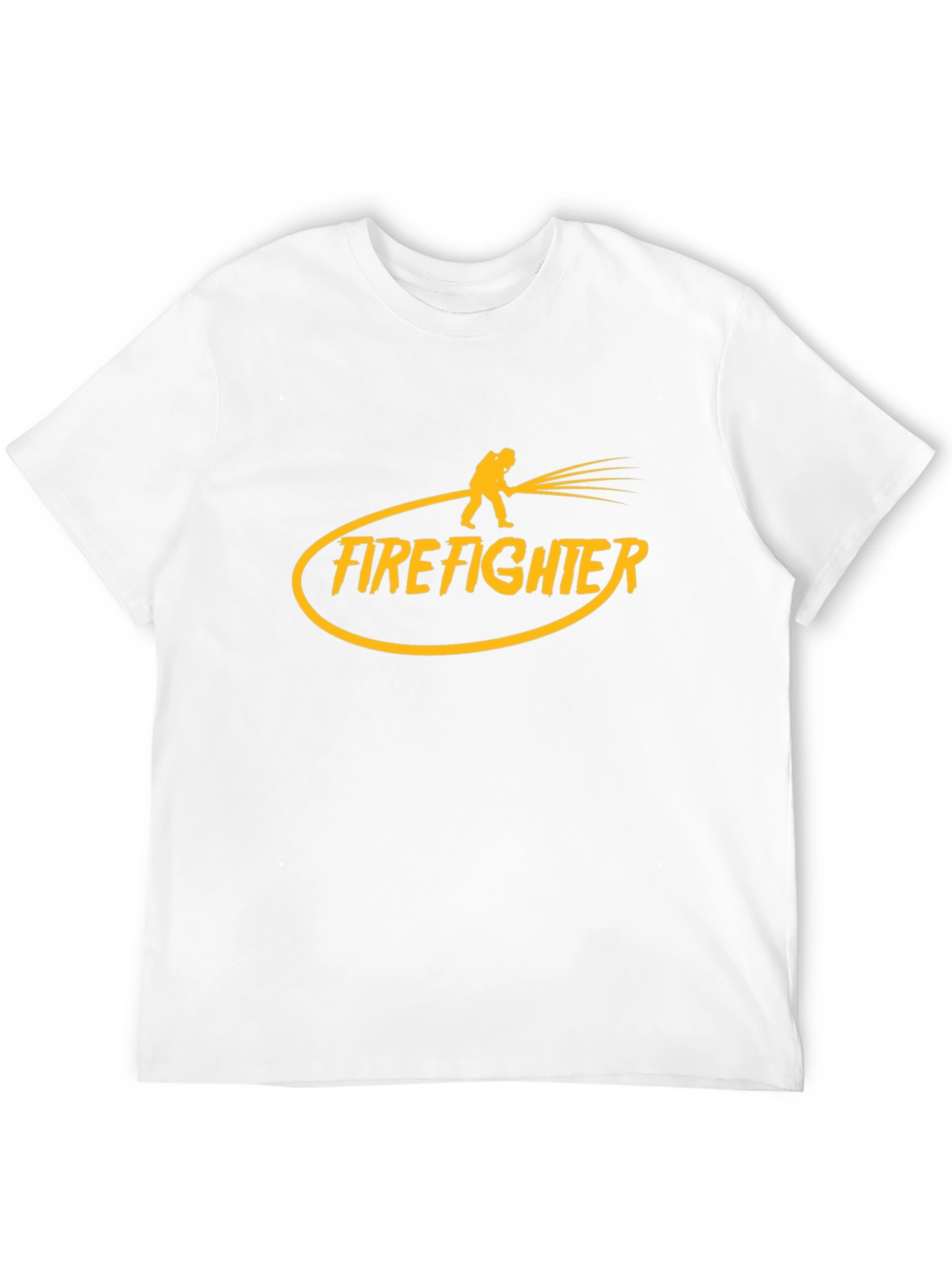 Firefighter Graphic Tee - Bold Black T-Shirt