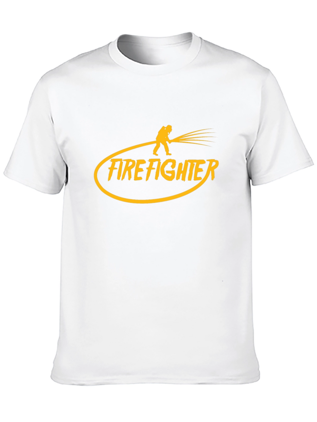 Firefighter Graphic Tee - Bold Black T-Shirt