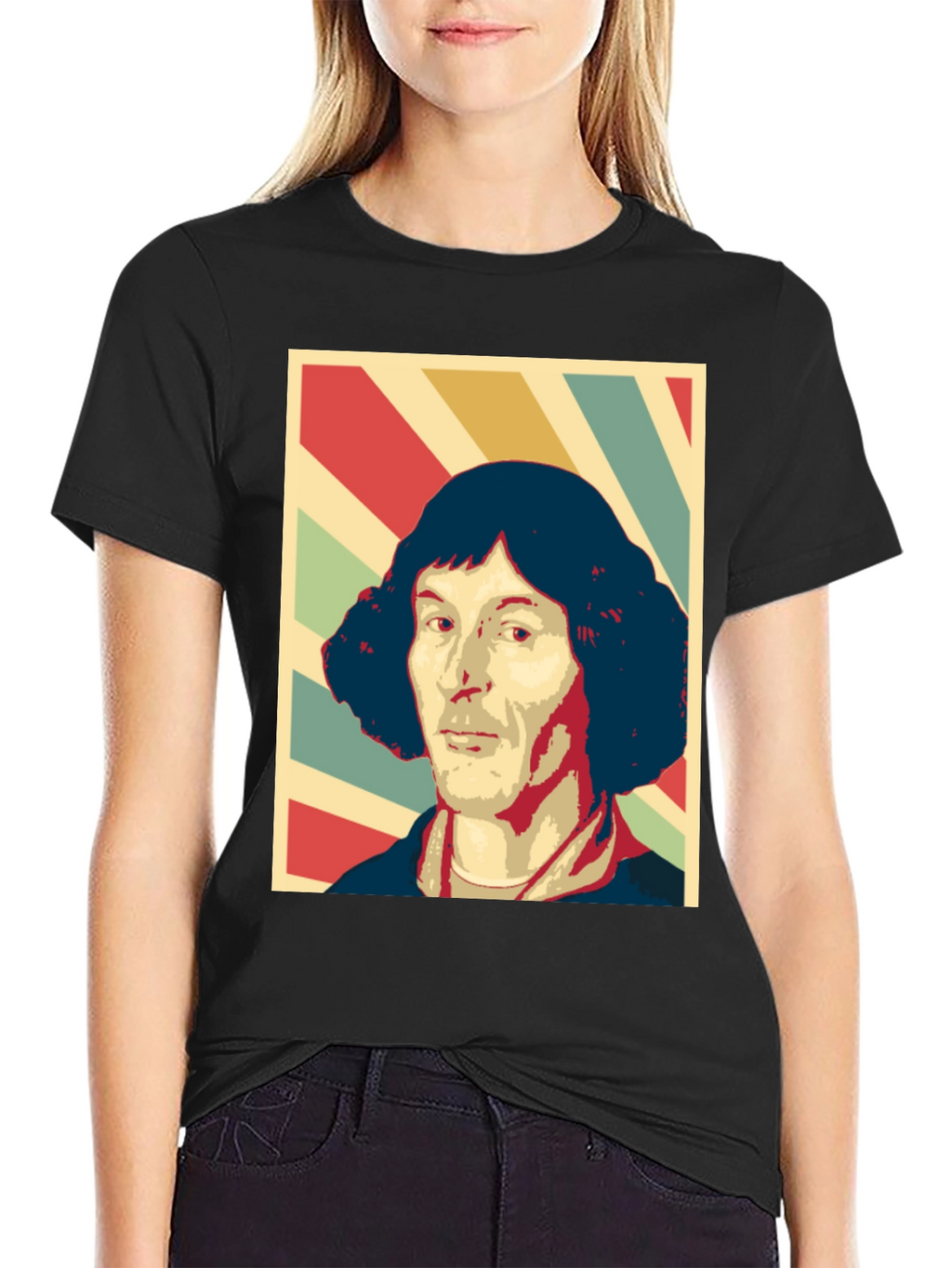 Copernicus Graphic T-Shirt - Black Crew Neck Tee