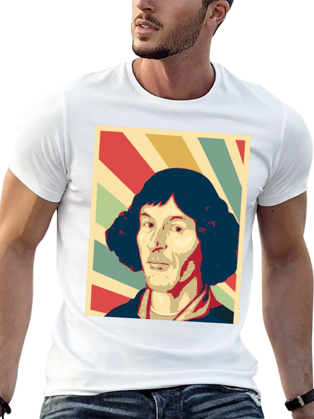 Copernicus Graphic T-Shirt - Black Crew Neck Tee