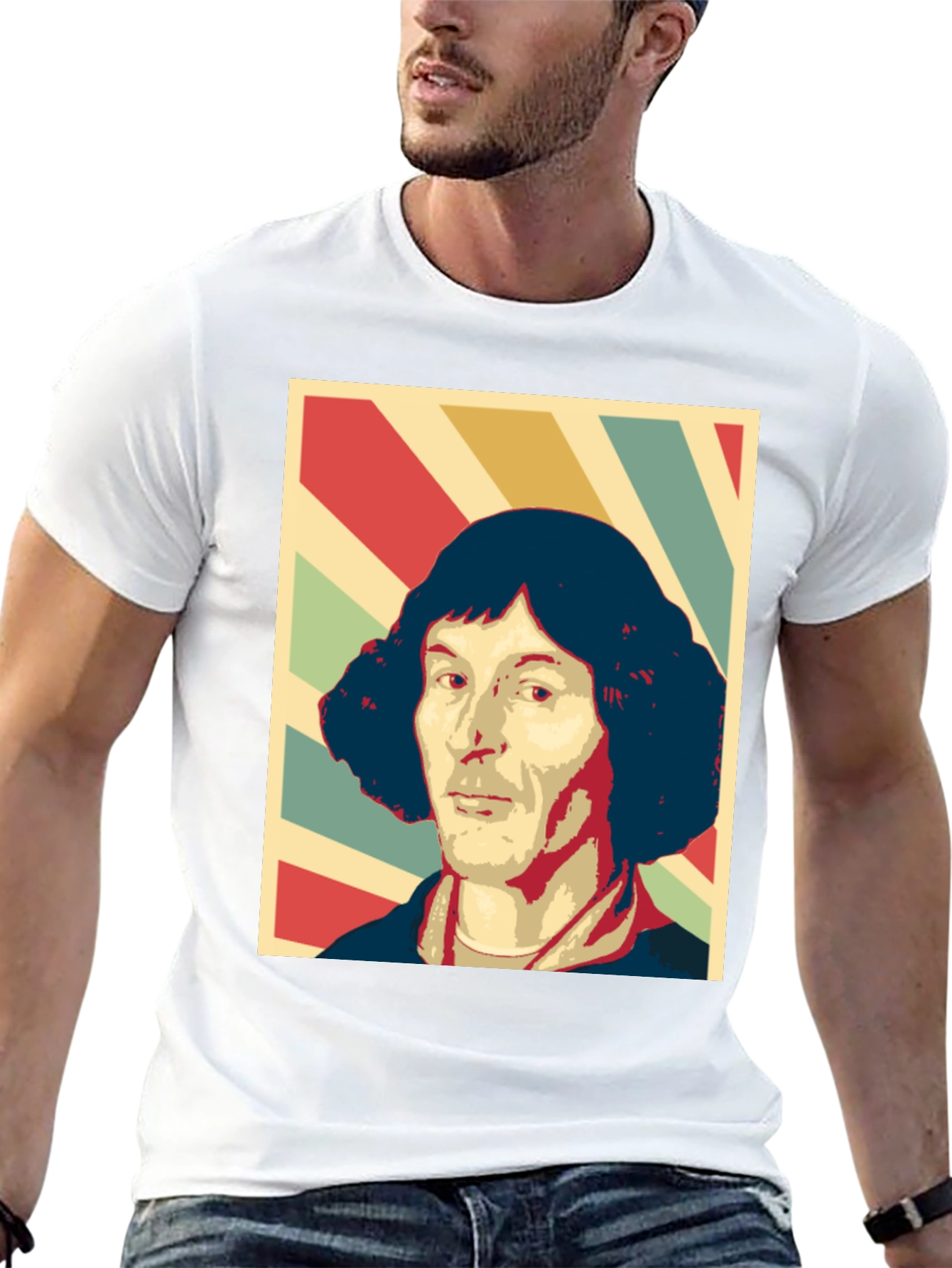Copernicus Graphic T-Shirt - Black Crew Neck Tee