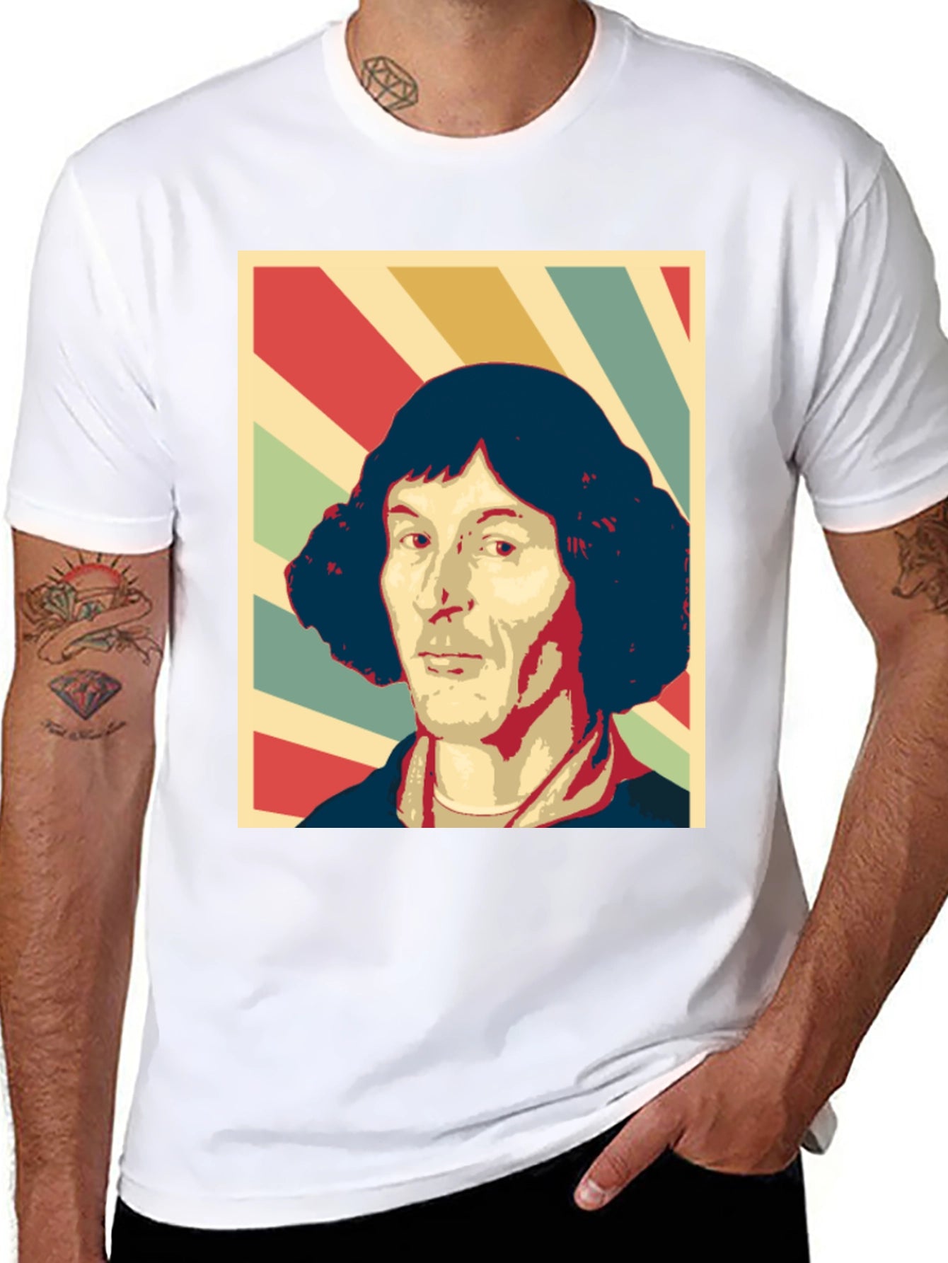 Copernicus Graphic T-Shirt - Black Crew Neck Tee