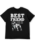Best Friend Dog Lover Graphic T-Shirt