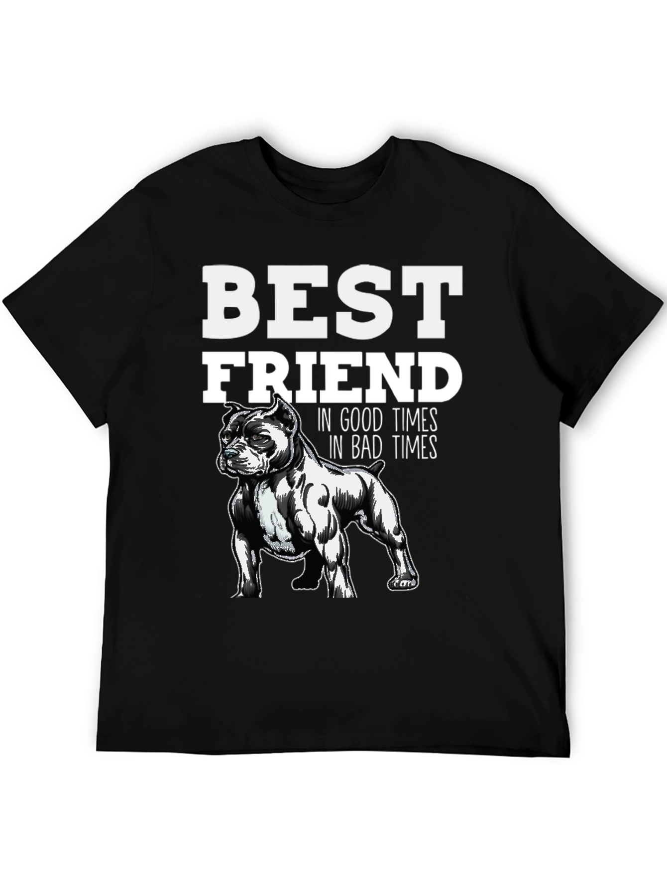 Best Friend Dog Lover Graphic T-Shirt
