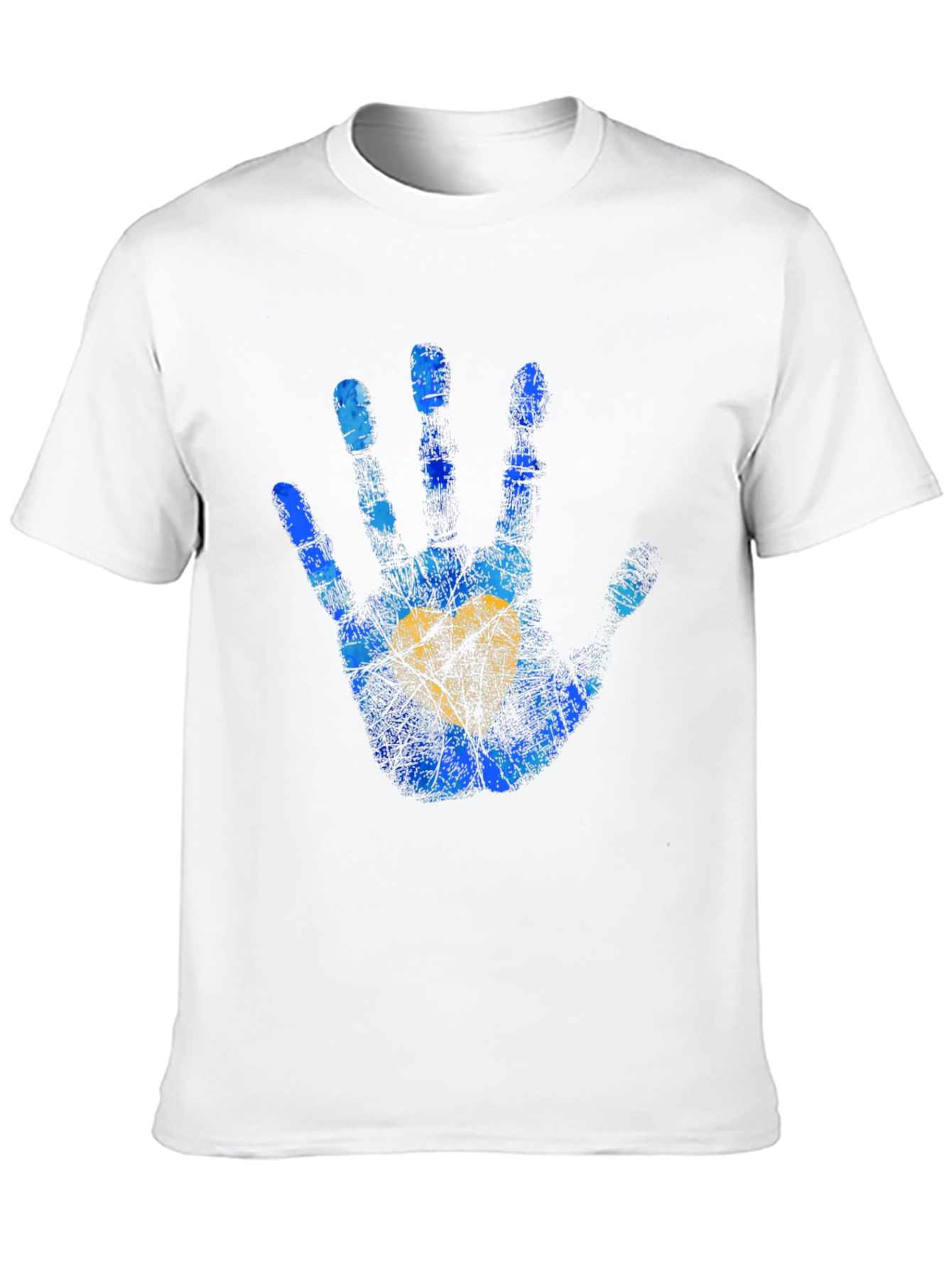 Abstract Handprint Graphic Tee