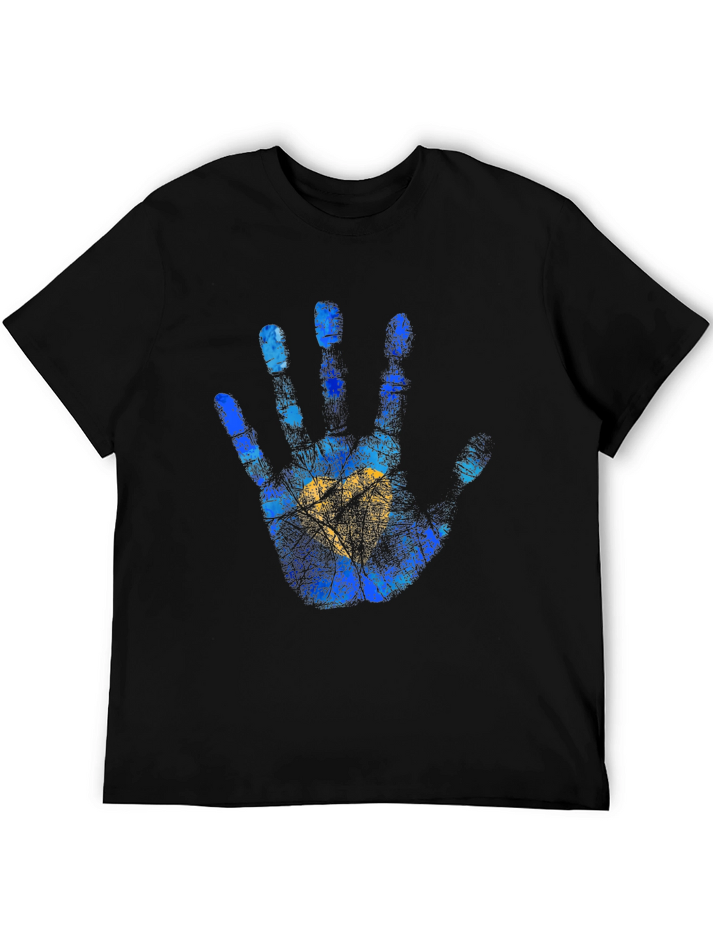 Abstract Handprint Graphic Tee