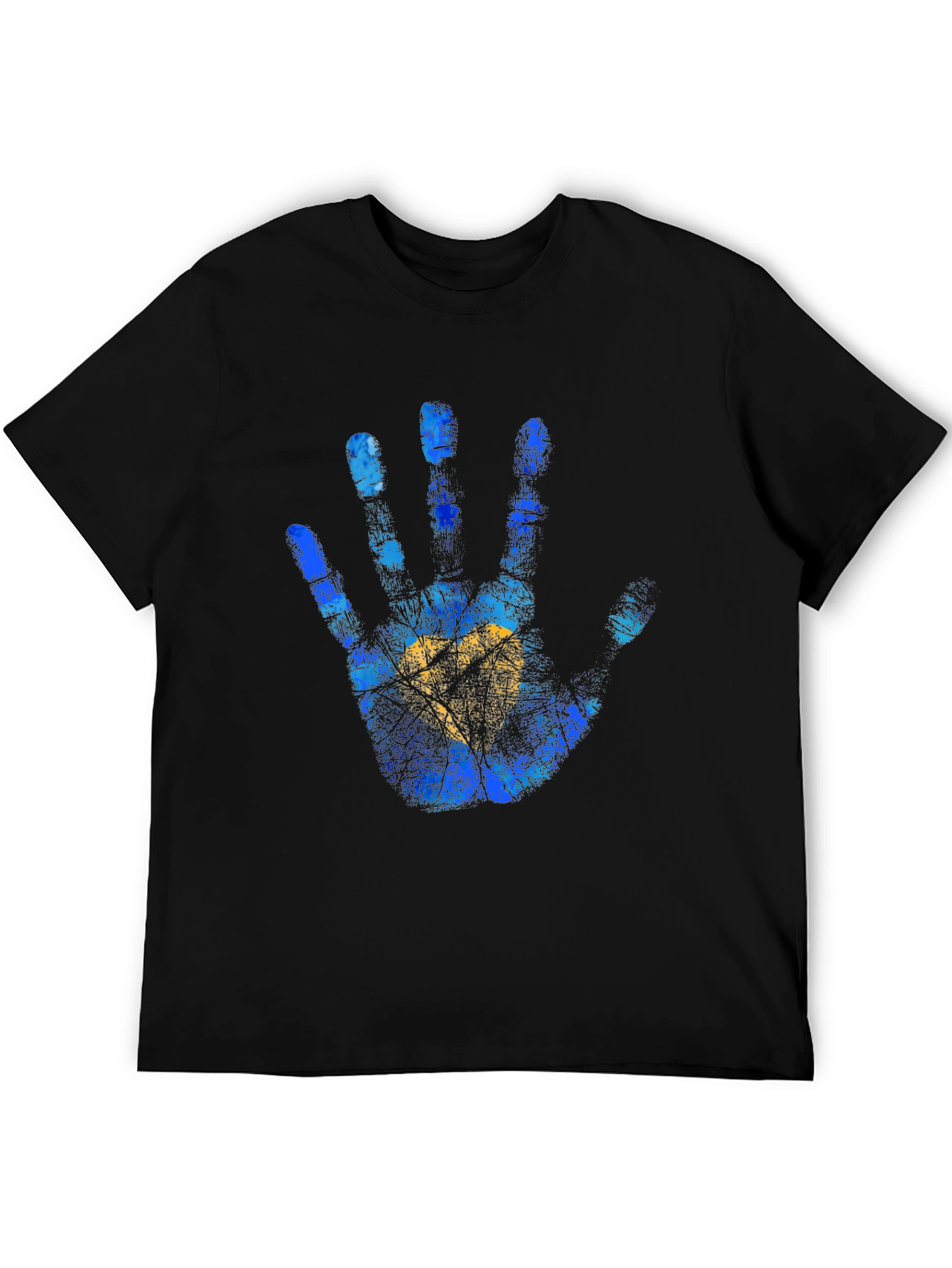 Abstract Handprint Graphic Tee