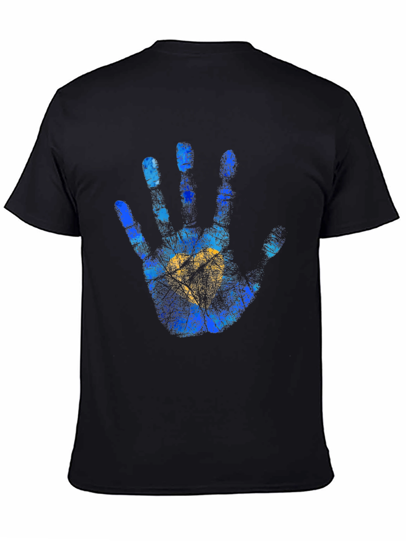 Abstract Handprint Graphic Tee