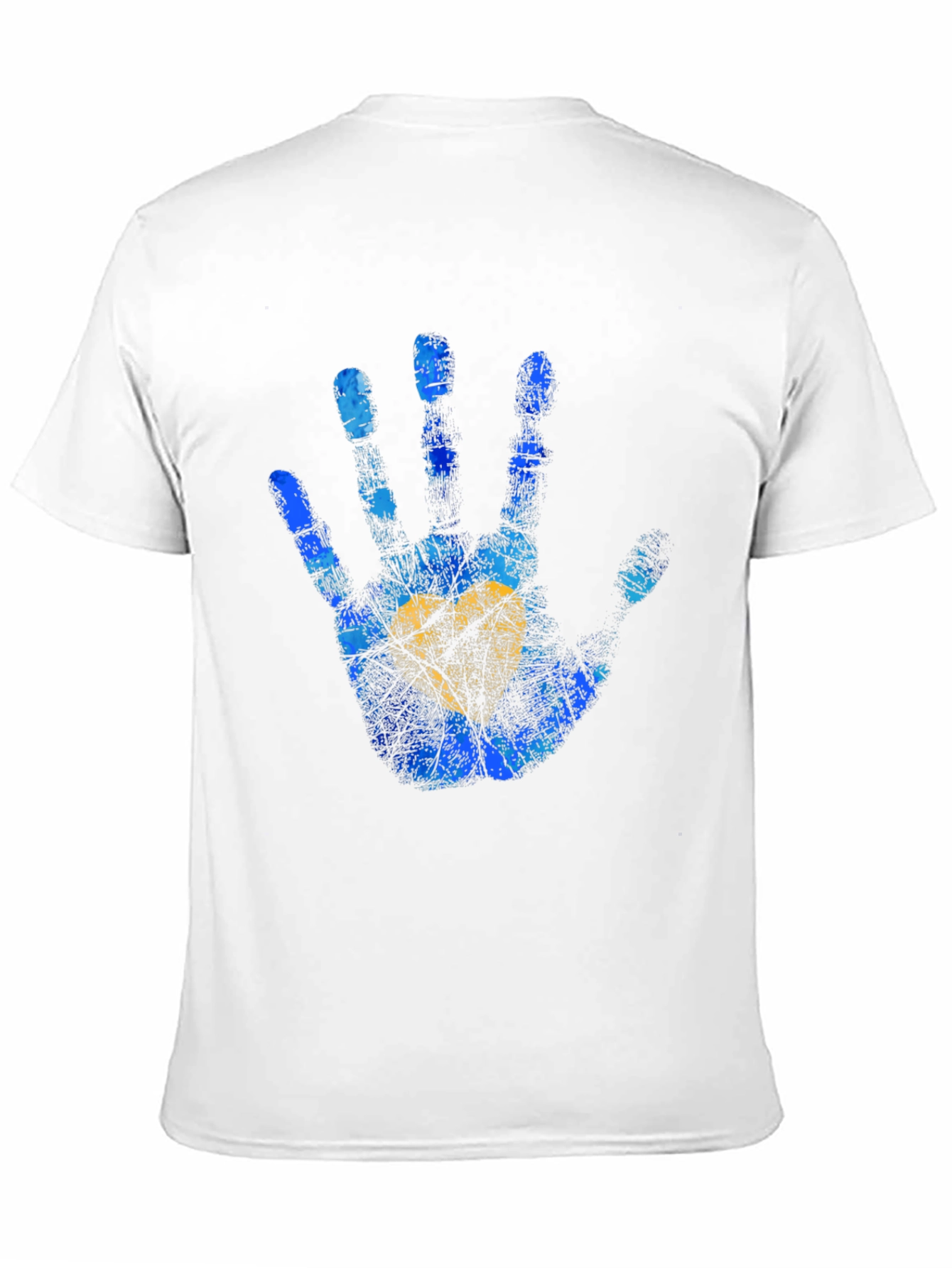 Abstract Handprint Graphic Tee