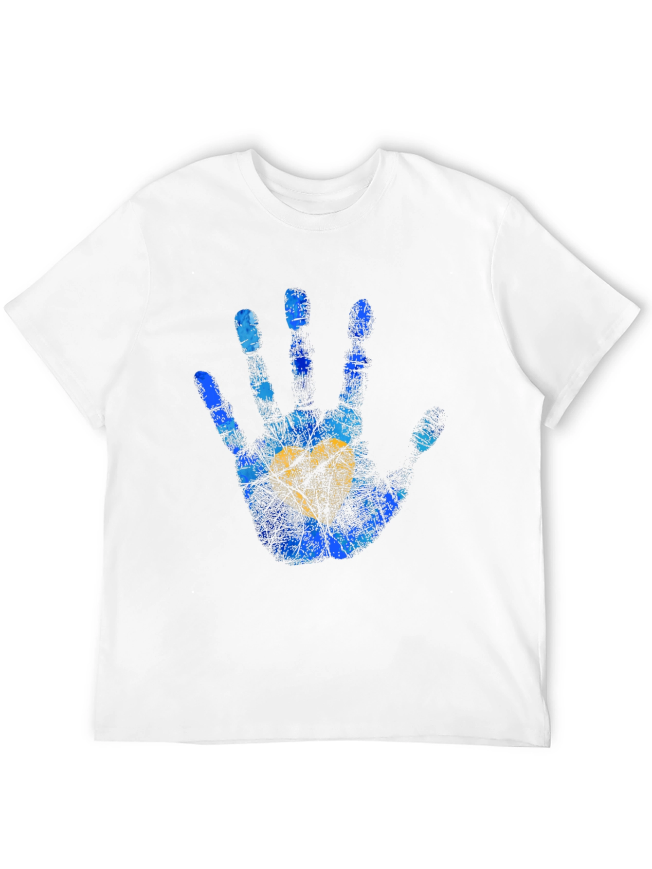 Abstract Handprint Graphic Tee