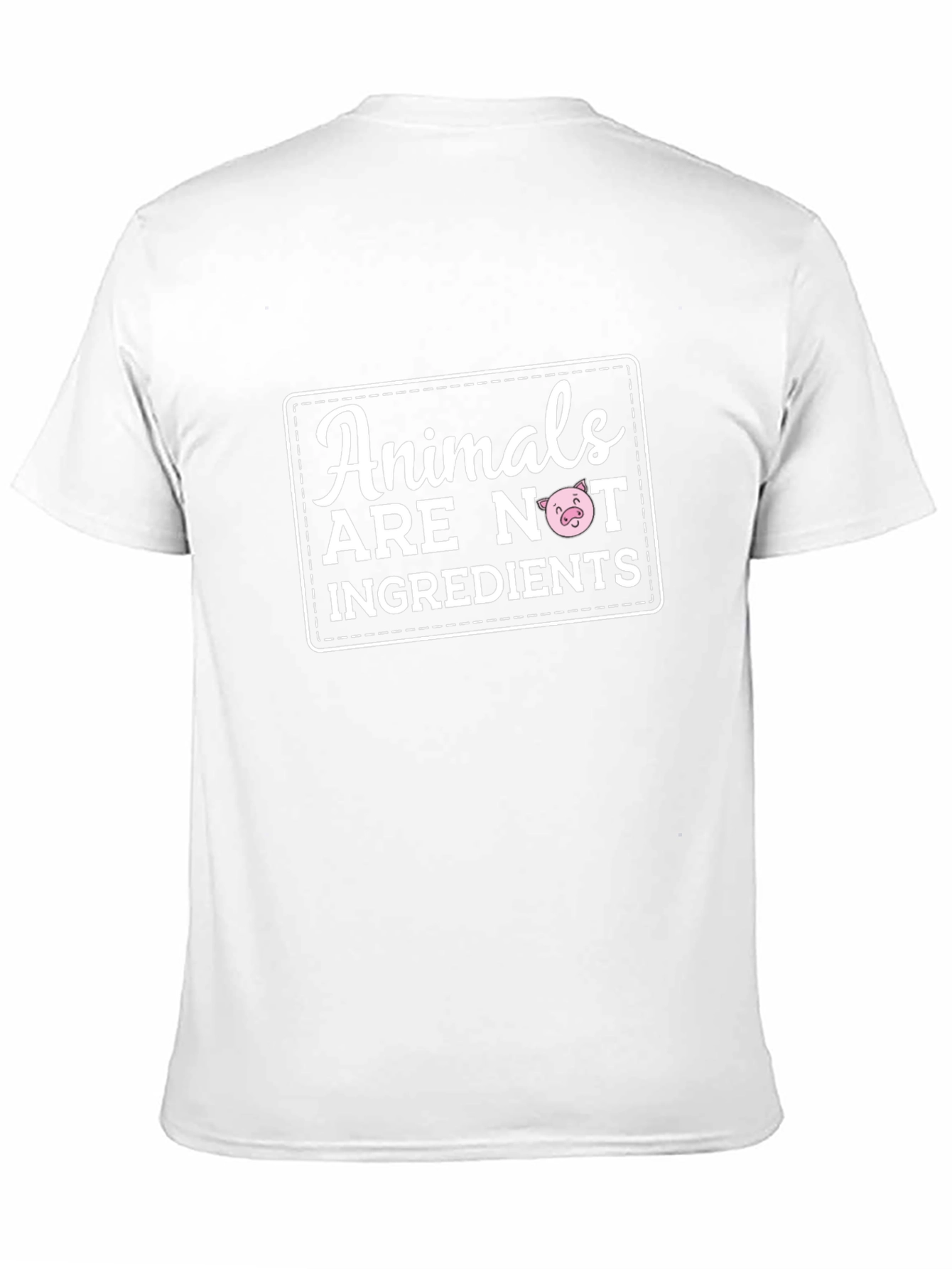 Vegan Statement T-Shirt - Animals Are Not Ingredients