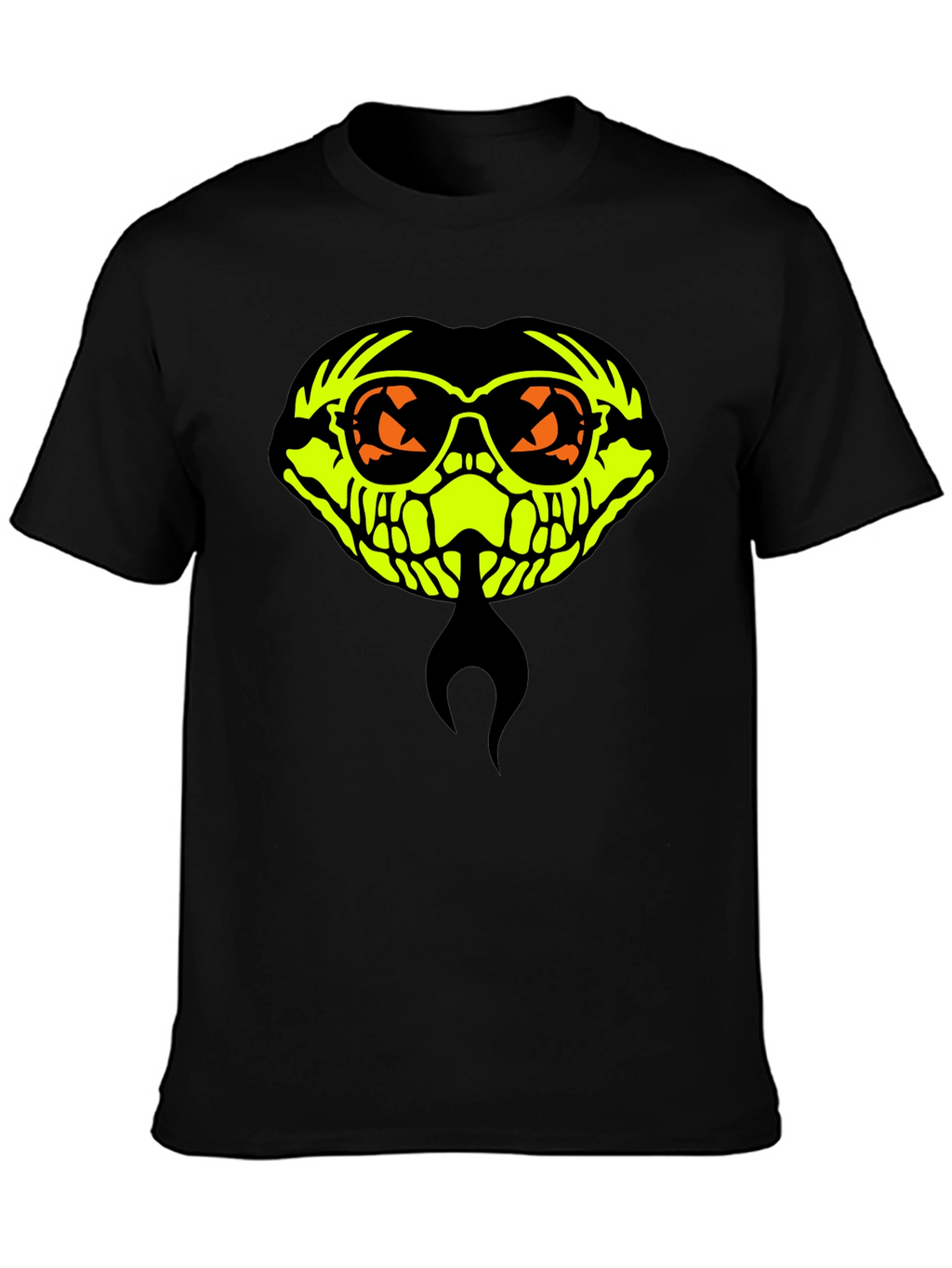 Cool Skull Graphic Black T-Shirt
