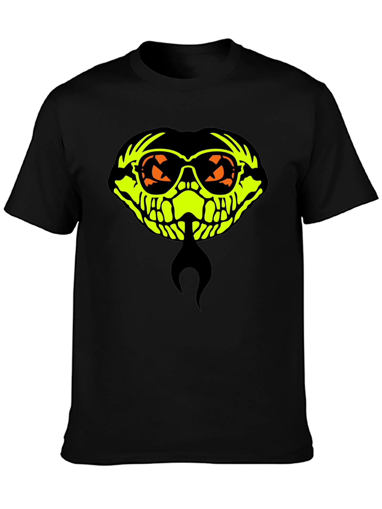Cool Skull Graphic Black T-Shirt