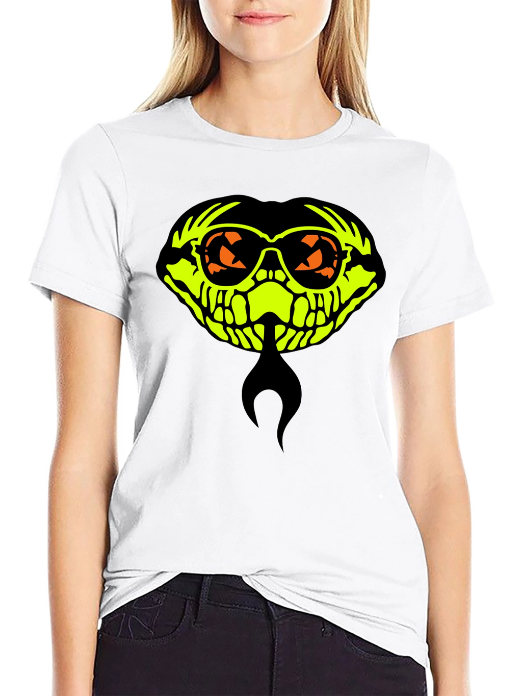 Cool Skull Graphic Black T-Shirt