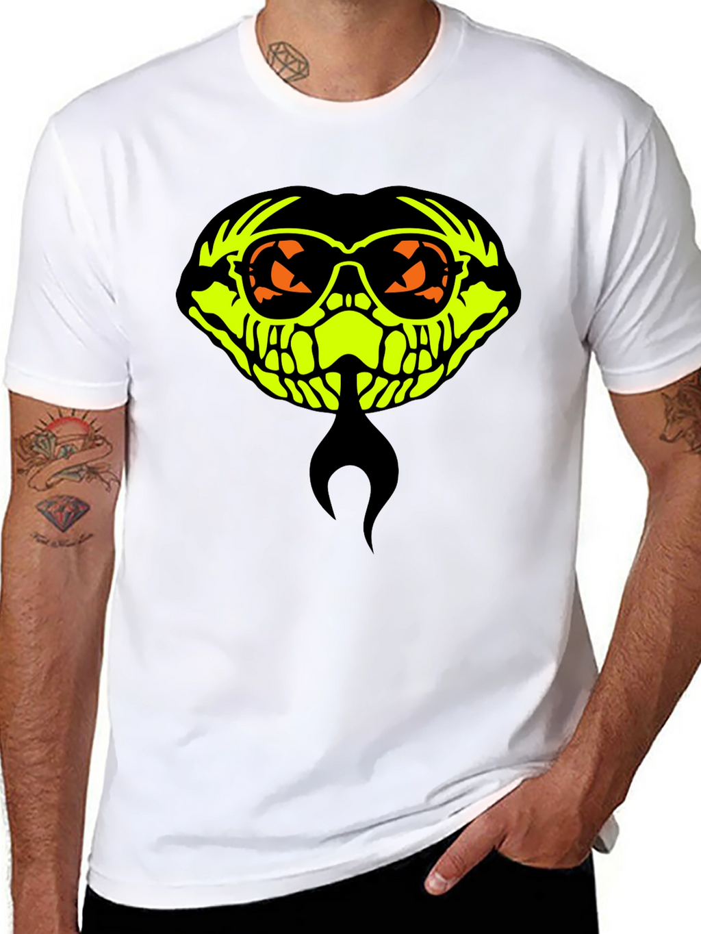 Cool Skull Graphic Black T-Shirt