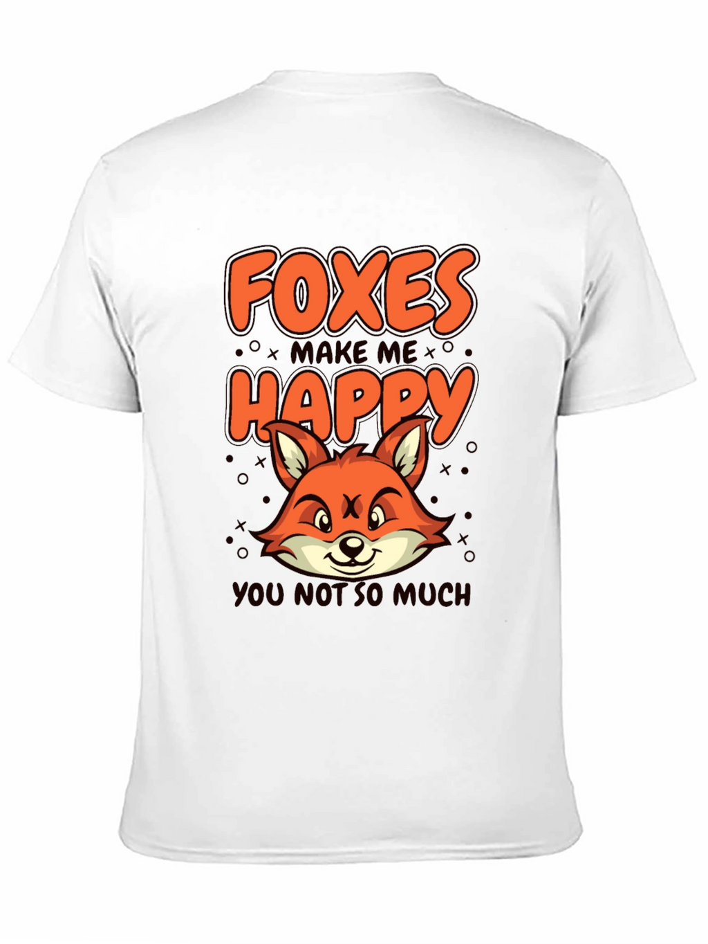 Foxes Make Me Happy Graphic T-Shirt