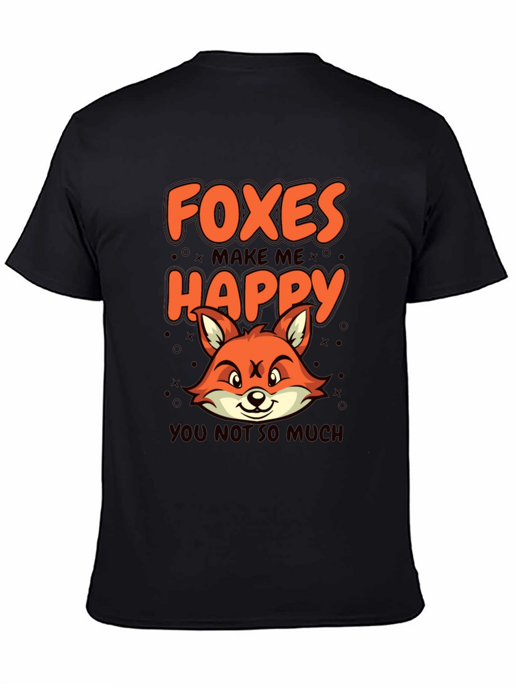 Foxes Make Me Happy Graphic T-Shirt