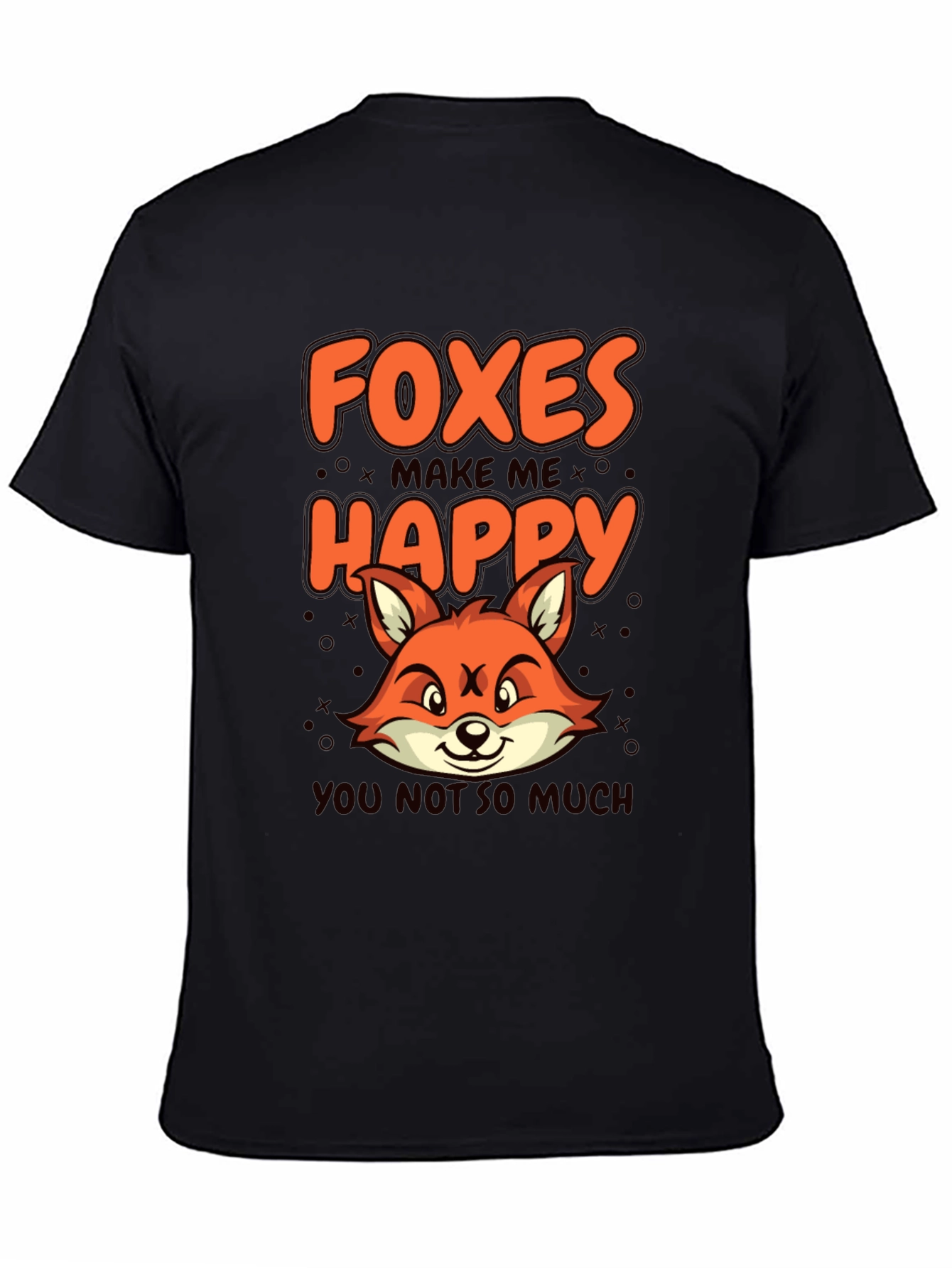 Foxes Make Me Happy Graphic T-Shirt