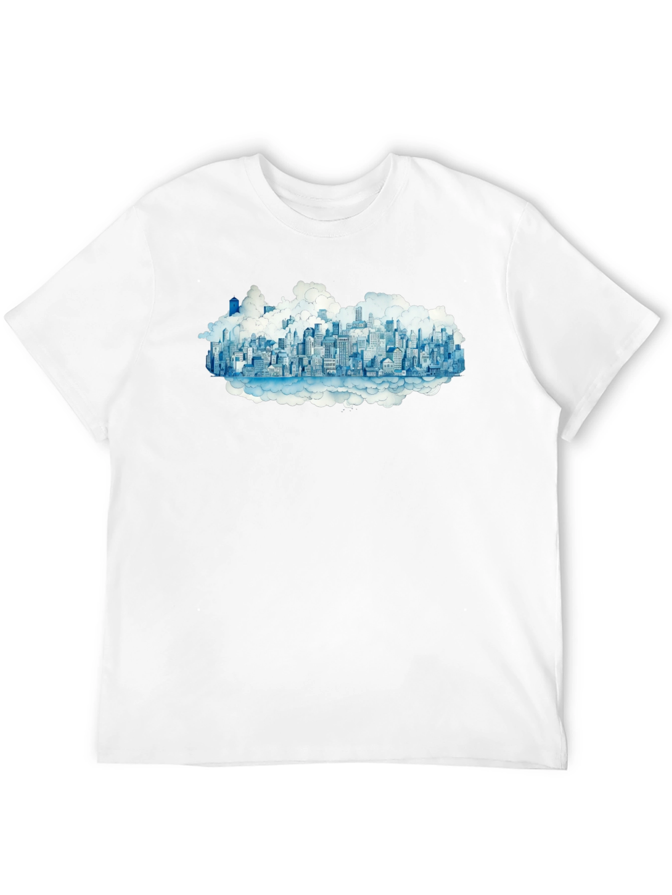 City in the Clouds Black Tee