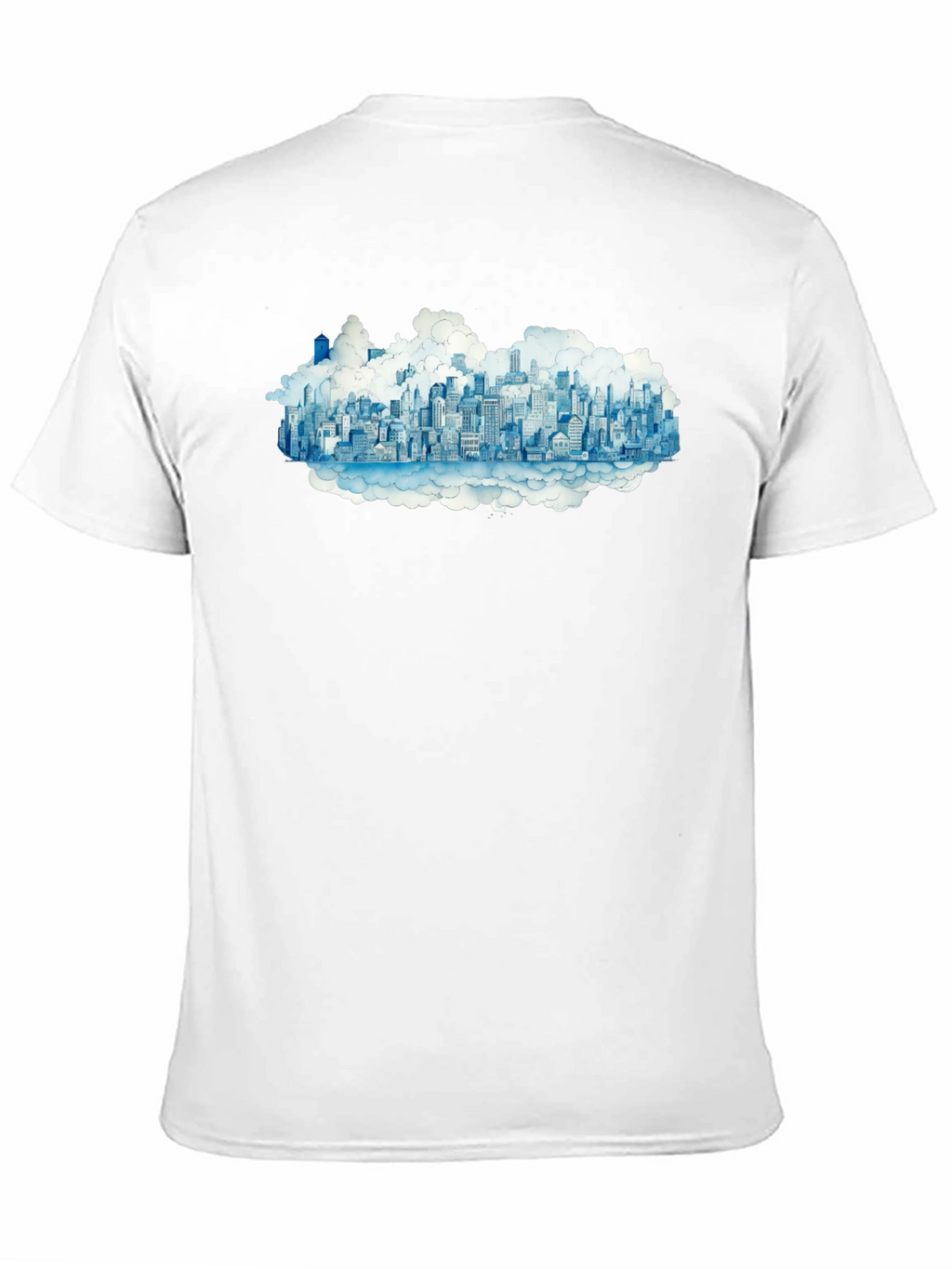 City in the Clouds Black Tee