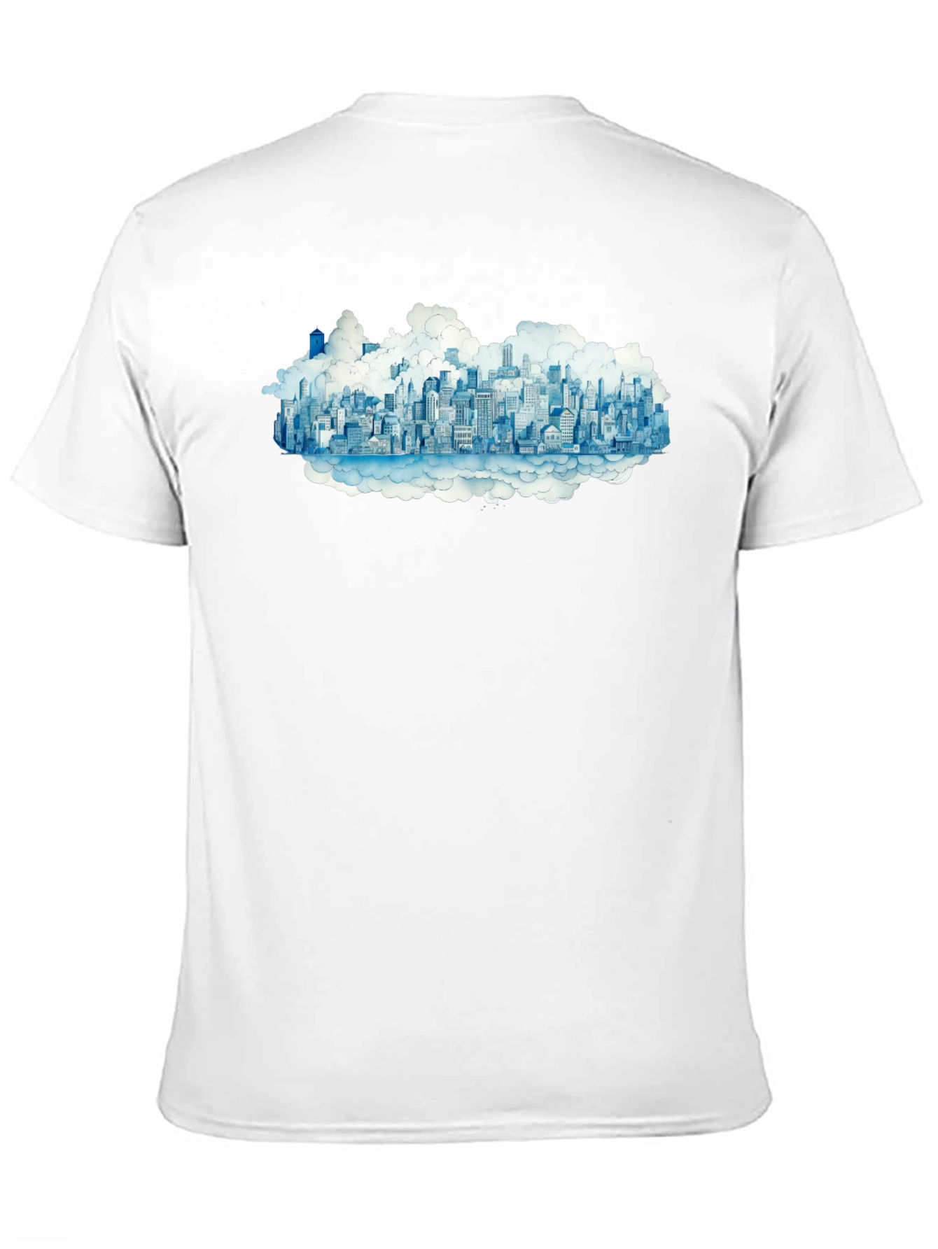 City in the Clouds Black Tee