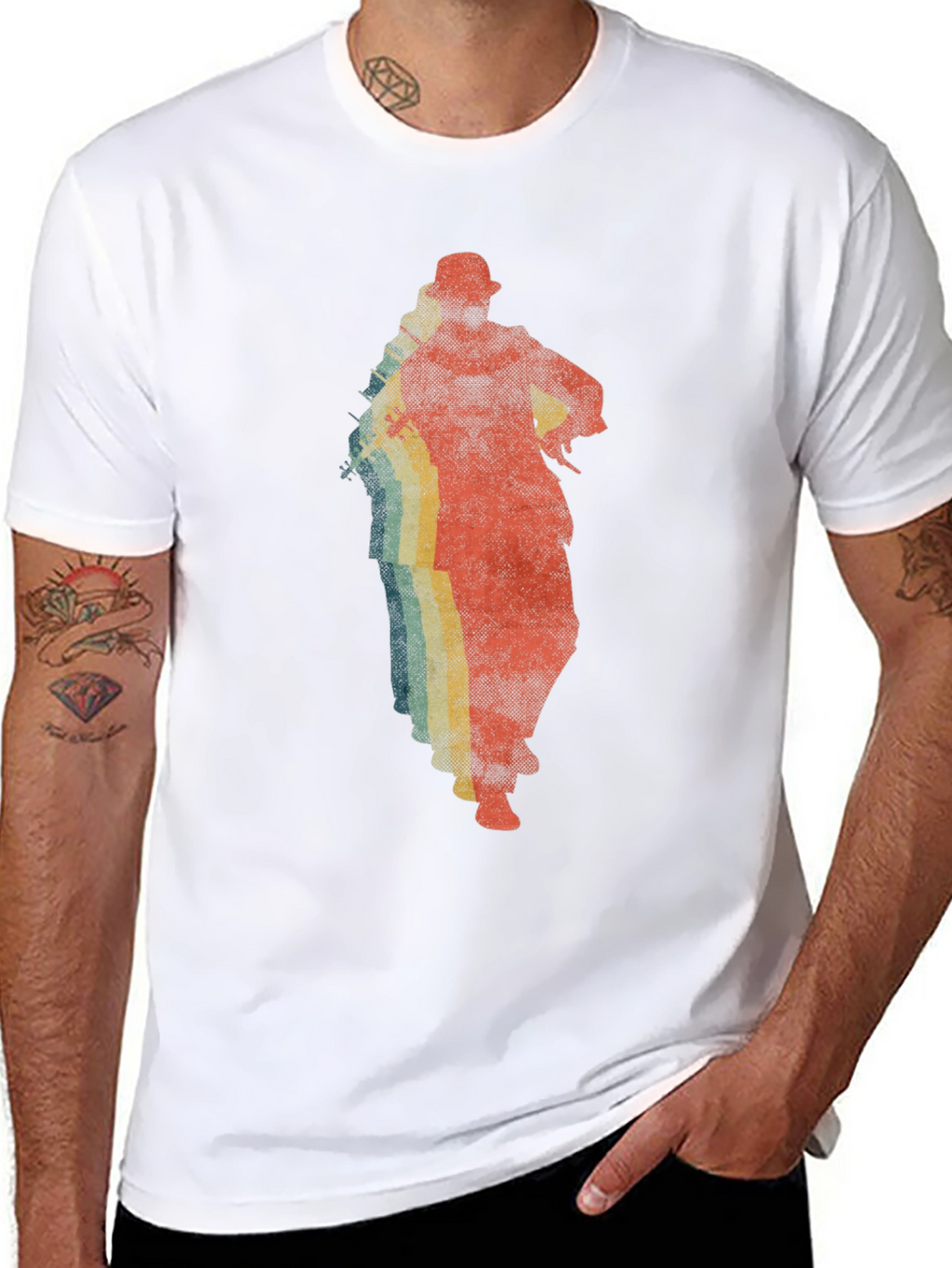 Retro Silhouette Graphic Tee