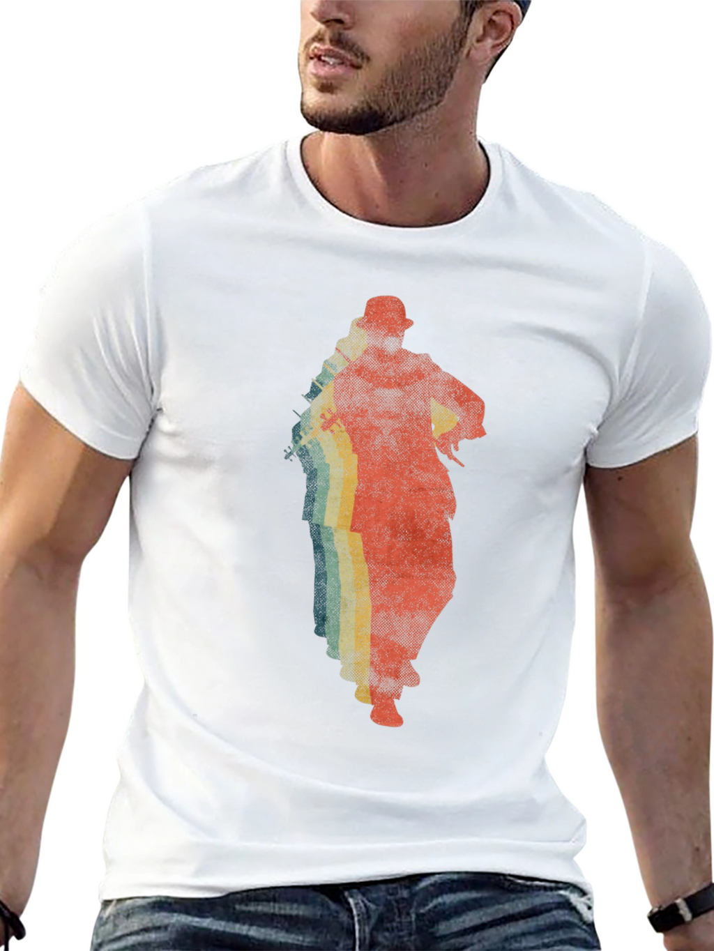 Retro Silhouette Graphic Tee