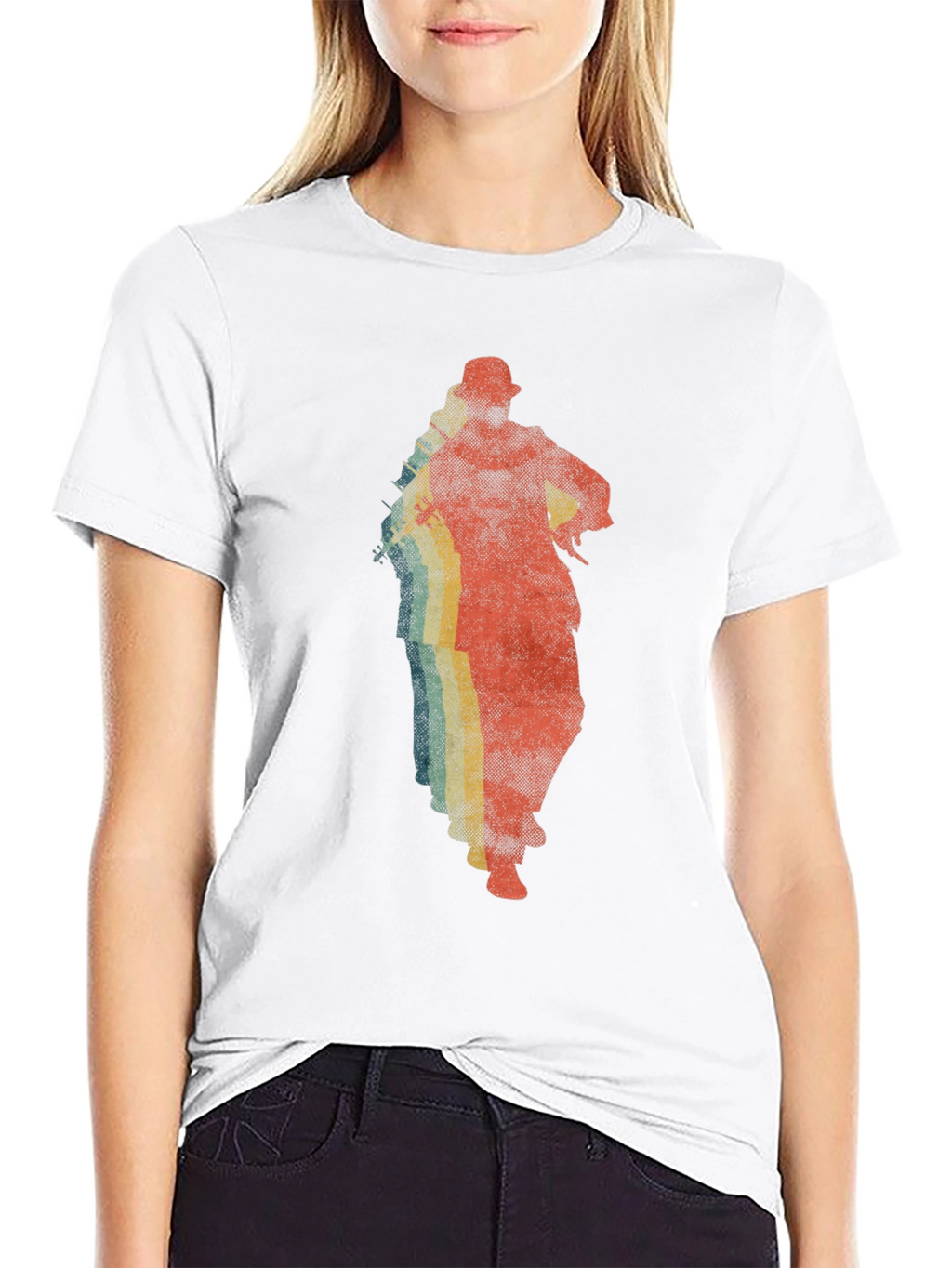 Retro Silhouette Graphic Tee