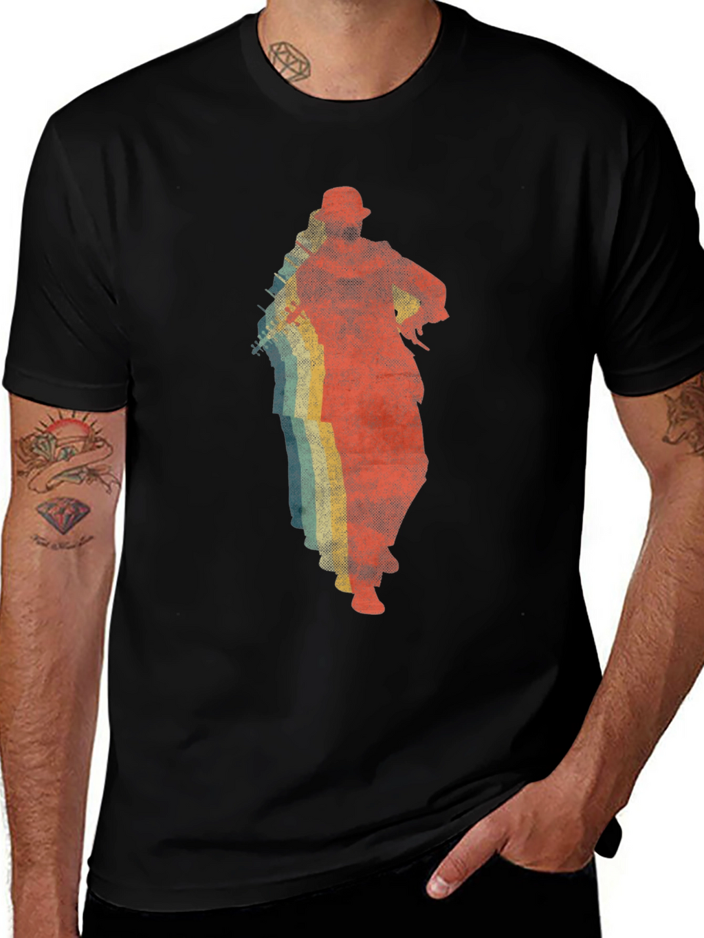 Retro Silhouette Graphic Tee