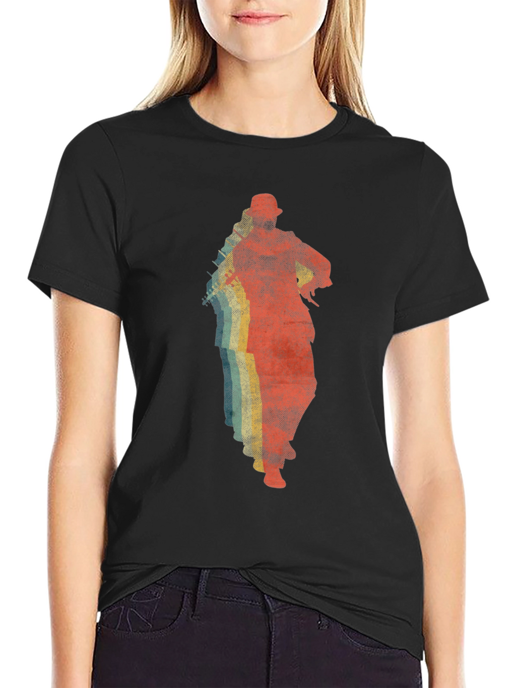 Retro Silhouette Graphic Tee