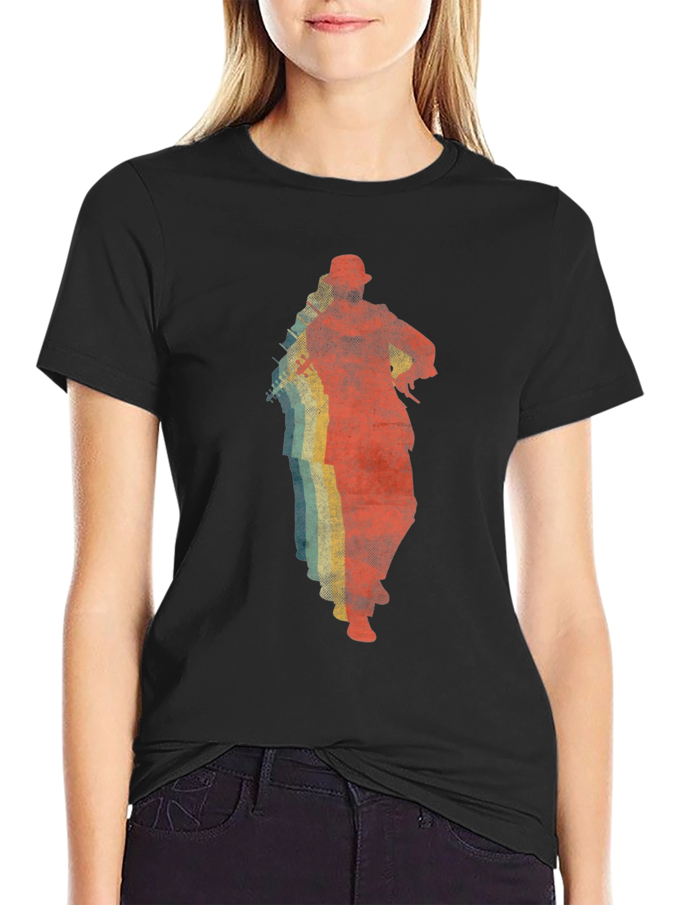 Retro Silhouette Graphic Tee