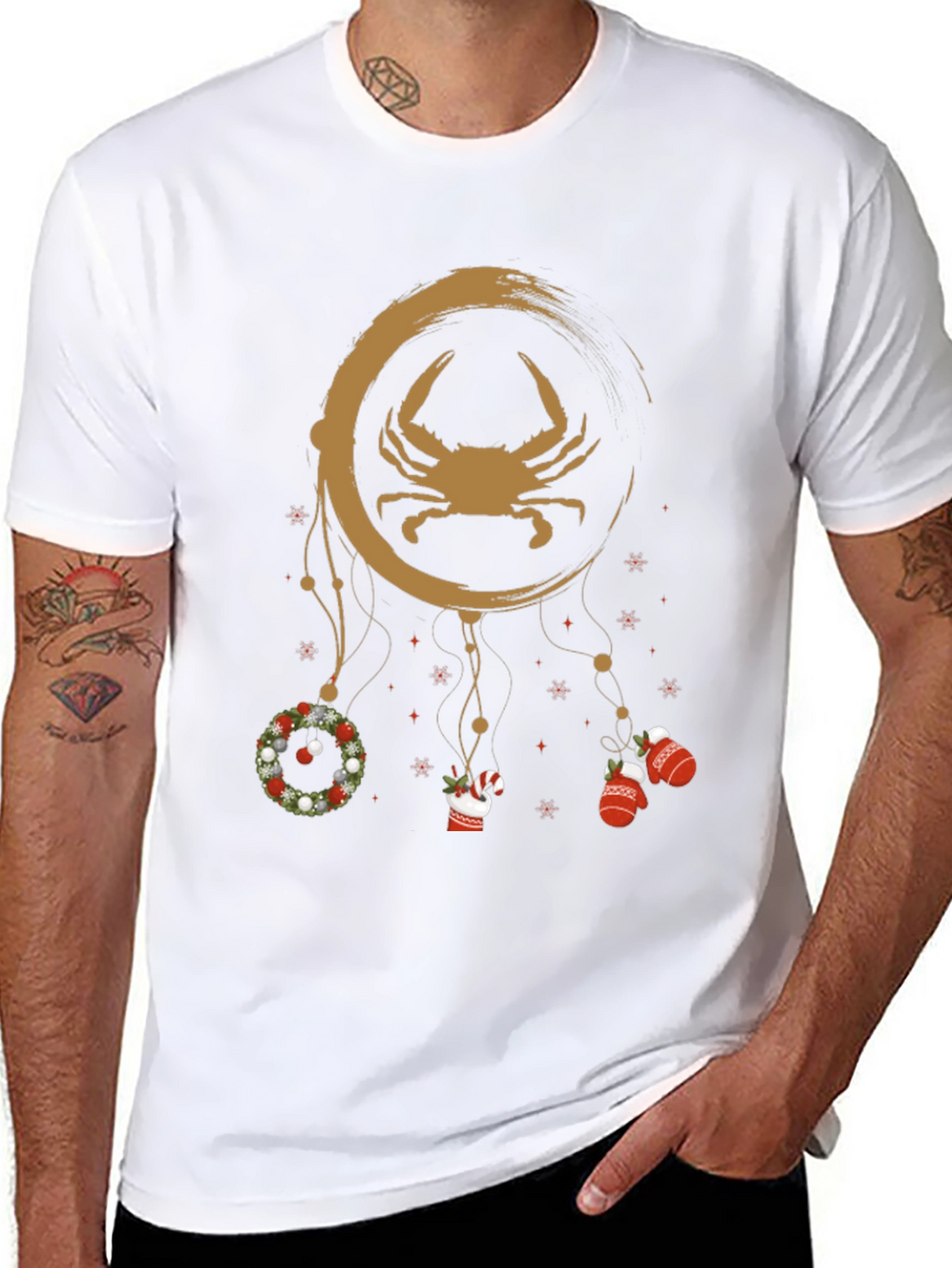 Festive Crab Dreamcatcher T-Shirt