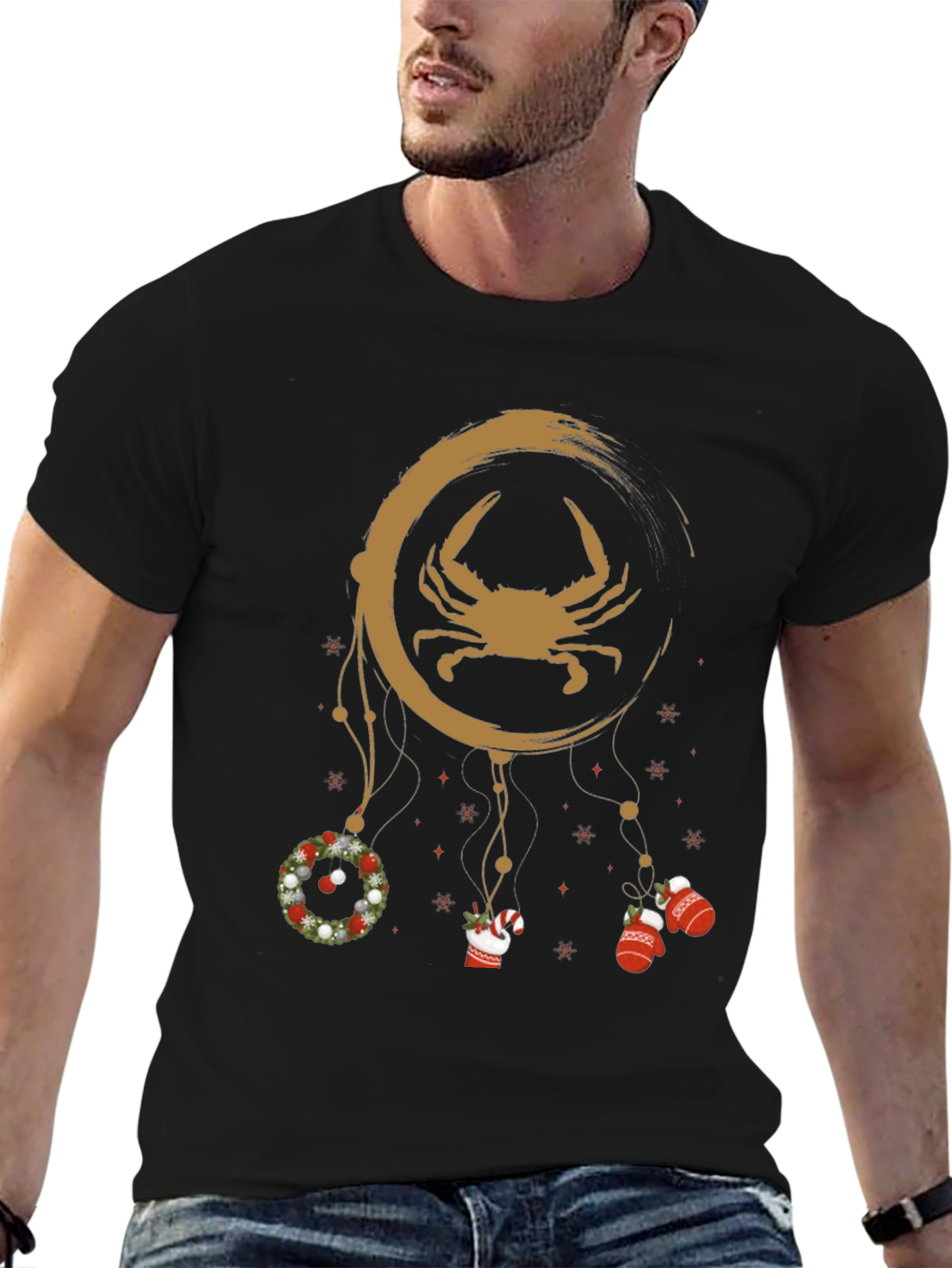 Festive Crab Dreamcatcher T-Shirt